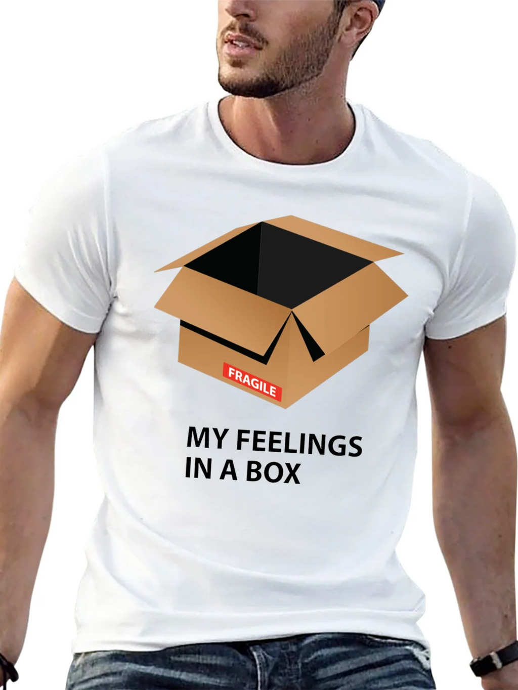Fragile Feelings Box Graphic Tee - Unisex product image 12