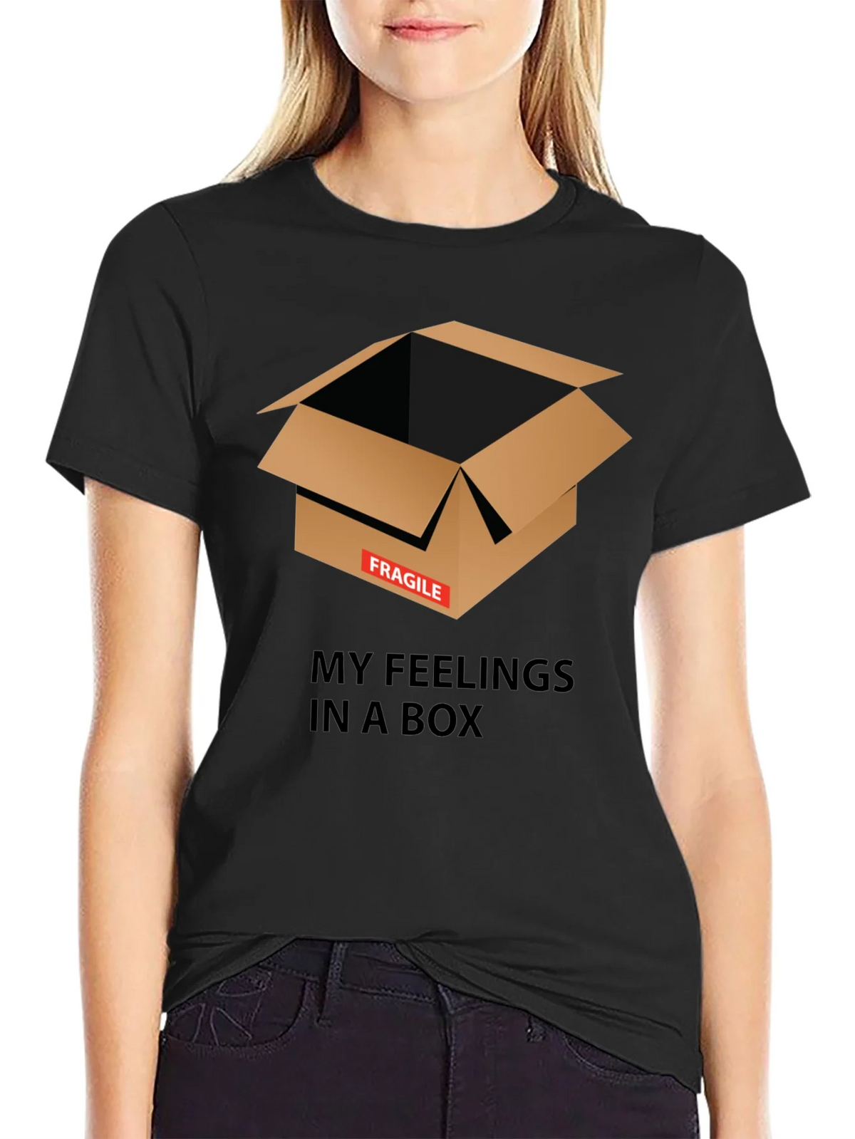 Fragile Feelings Box Graphic Tee - Unisex product image 2