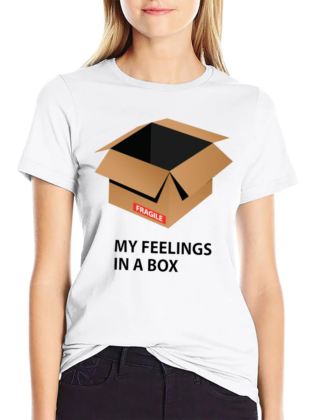 Fragile Feelings Box Graphic Tee - Unisex product image 8