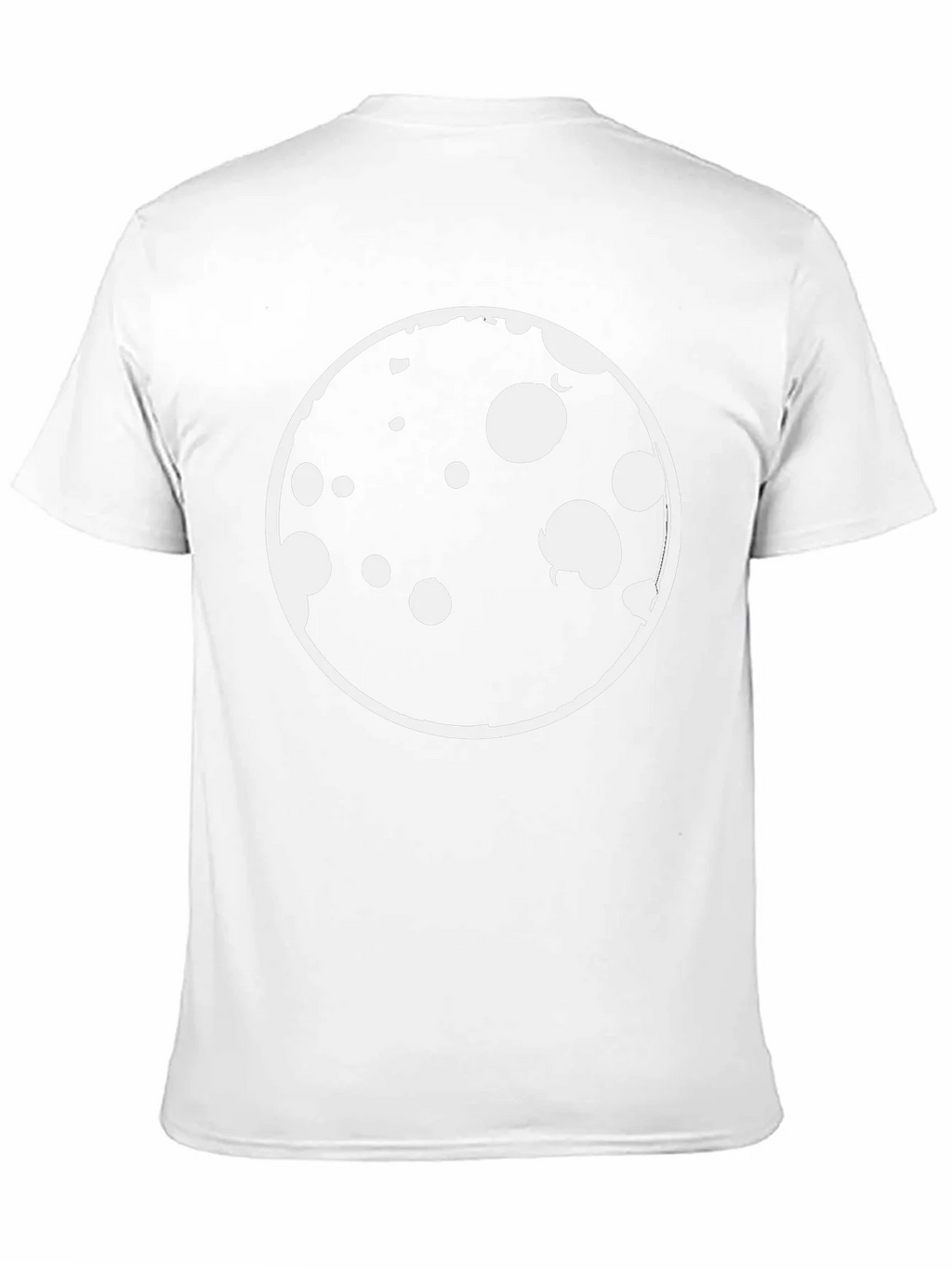 Graphic Print T-Shirt - Black with Moon Design product image 8