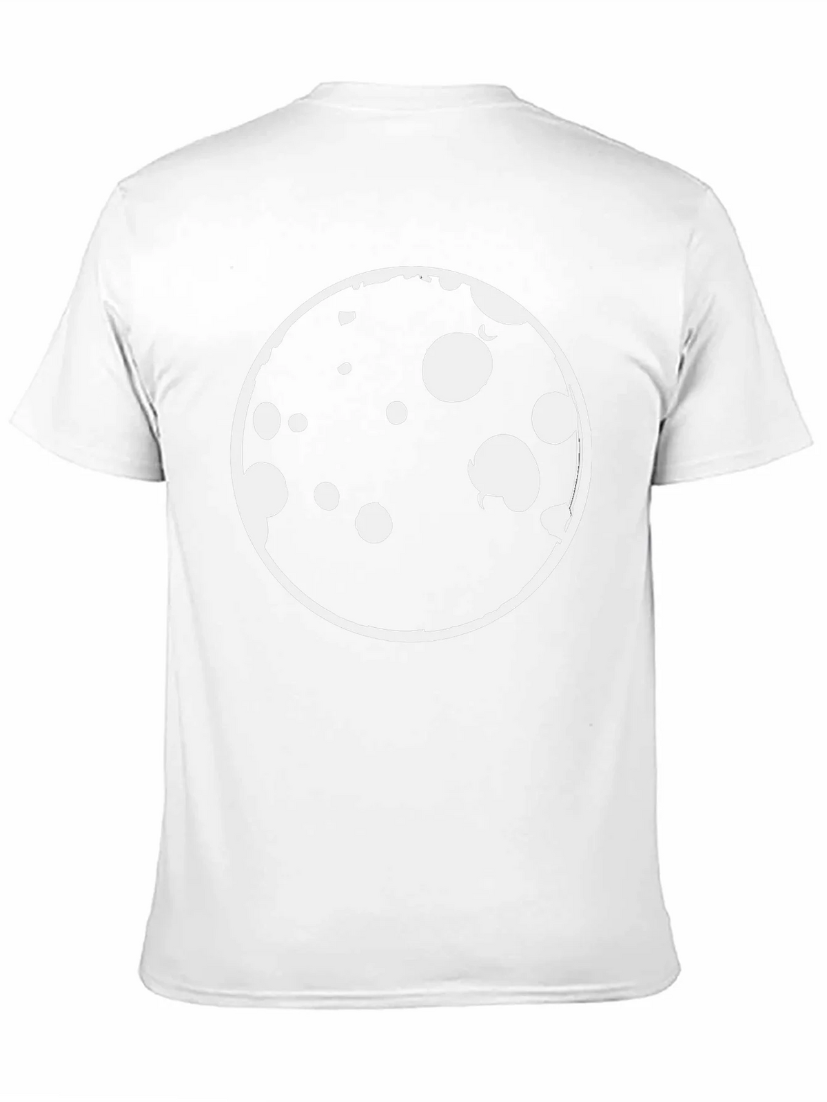 Graphic Print T-Shirt - Black with Moon Design product image 8