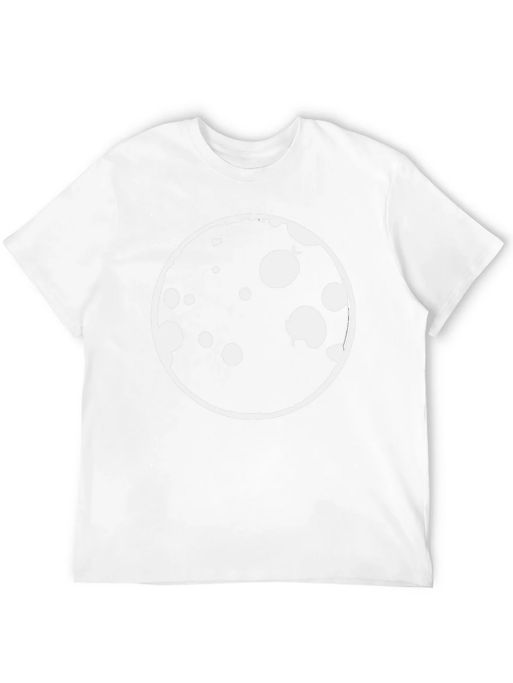 Graphic Print T-Shirt - Black with Moon Design product image 9