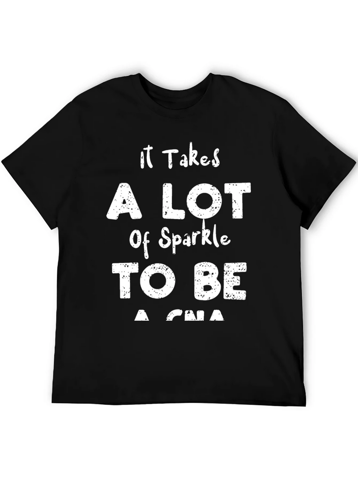 Sparkle CNA Black T-Shirt product image 5
