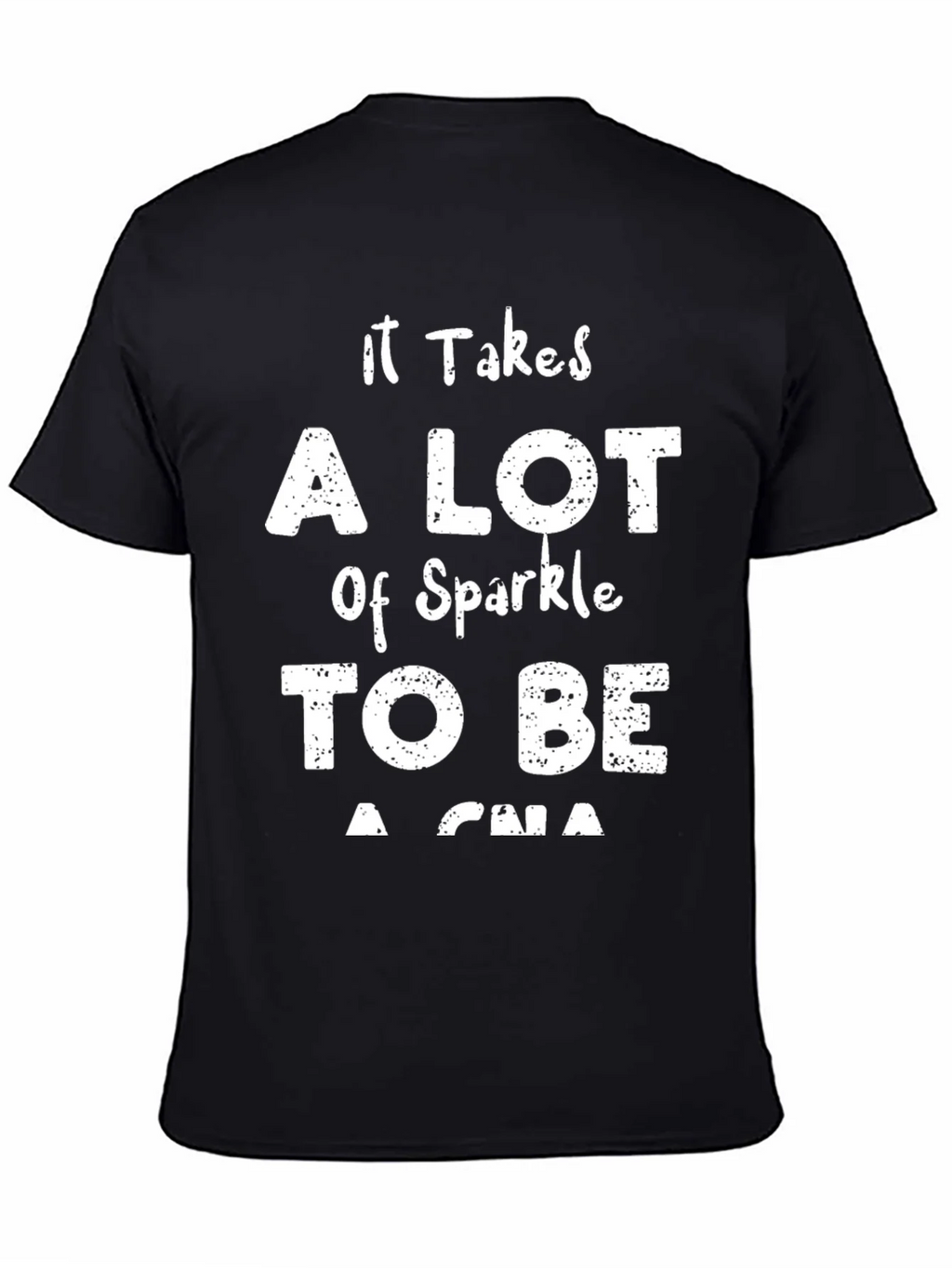 Sparkle CNA Black T-Shirt product image 4