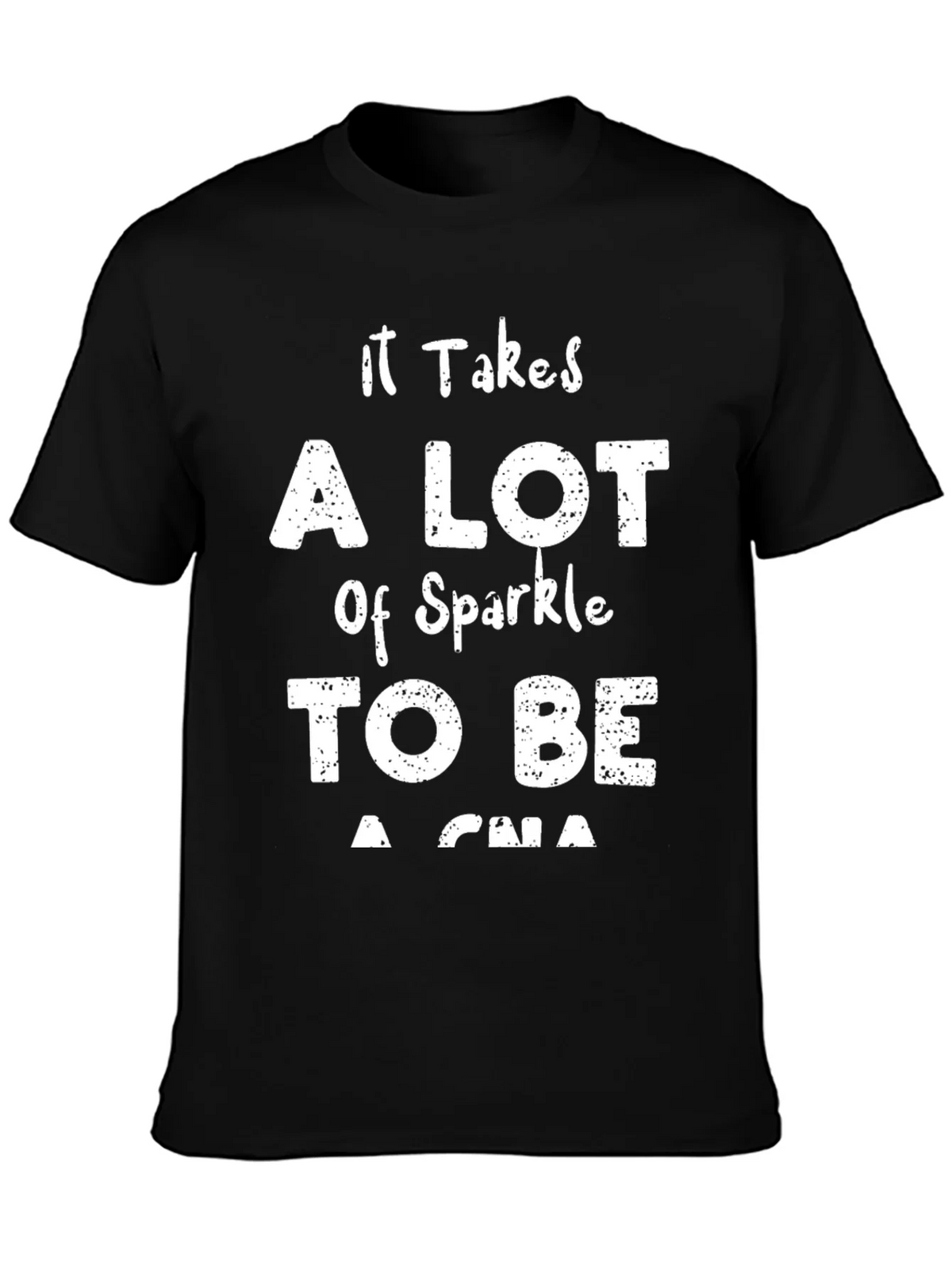 Sparkle CNA Black T-Shirt product image 3