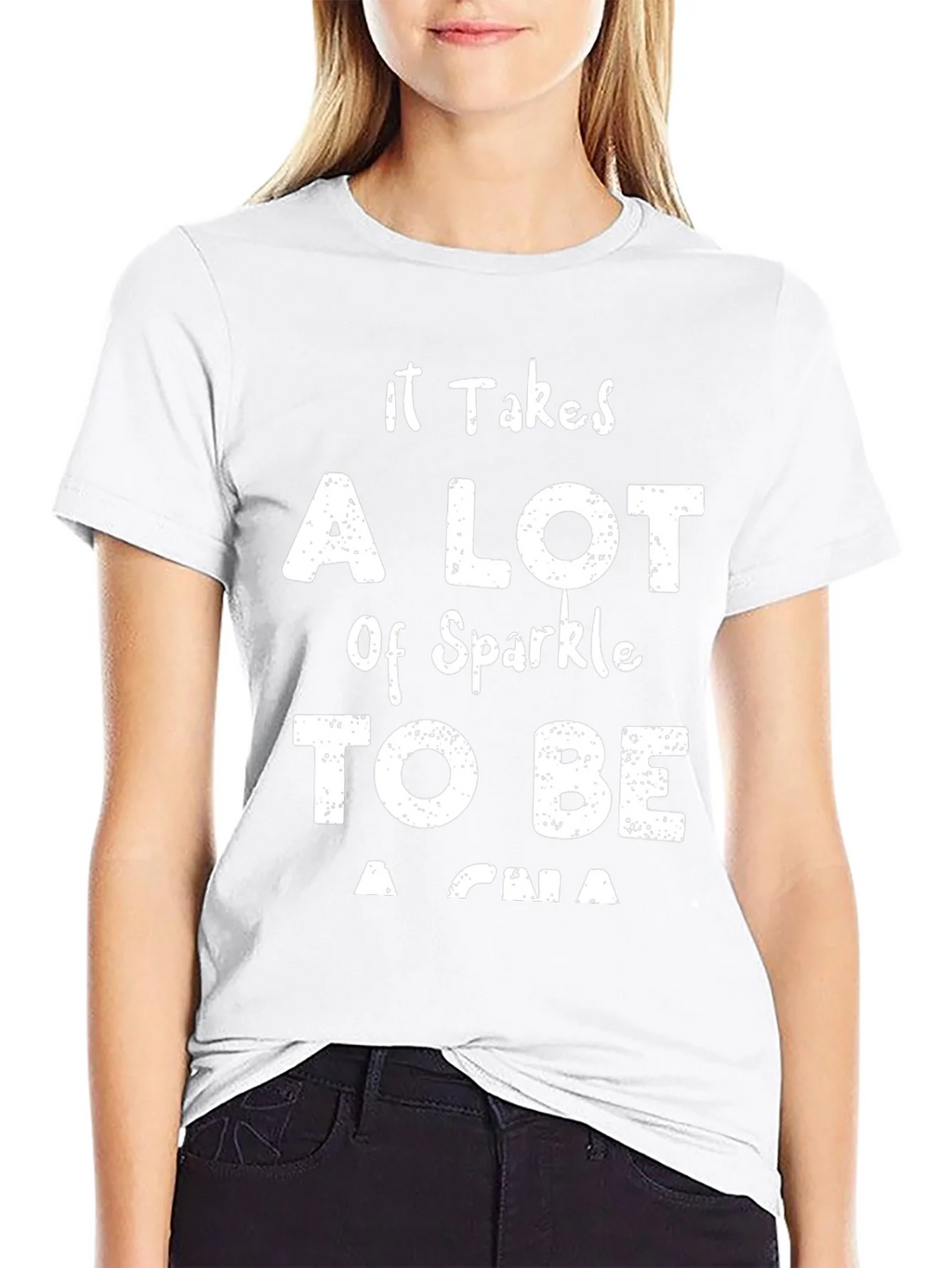 Sparkle CNA Black T-Shirt product image 8