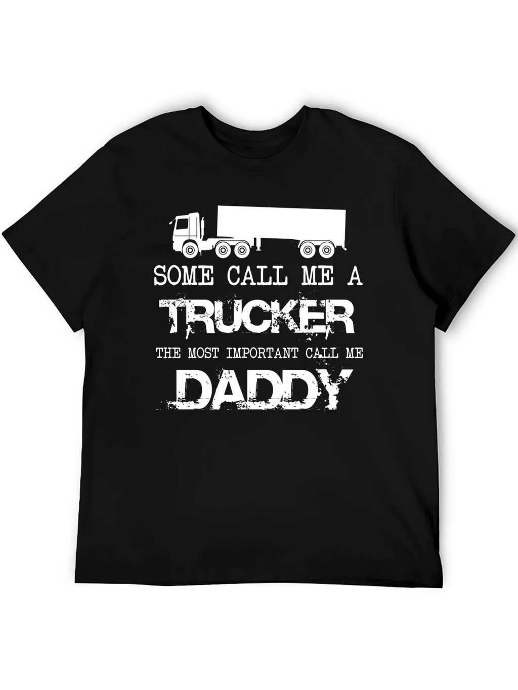 Trucker Daddy Graphic Tee - Black Crewneck product image 5