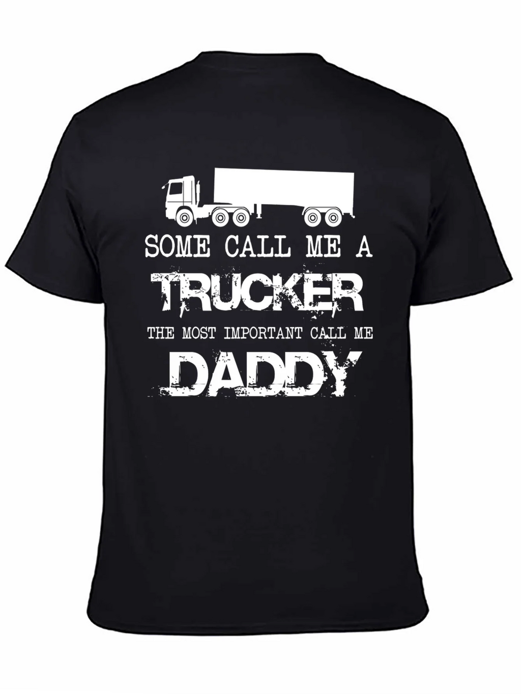 Trucker Daddy Graphic Tee - Black Crewneck product image 4