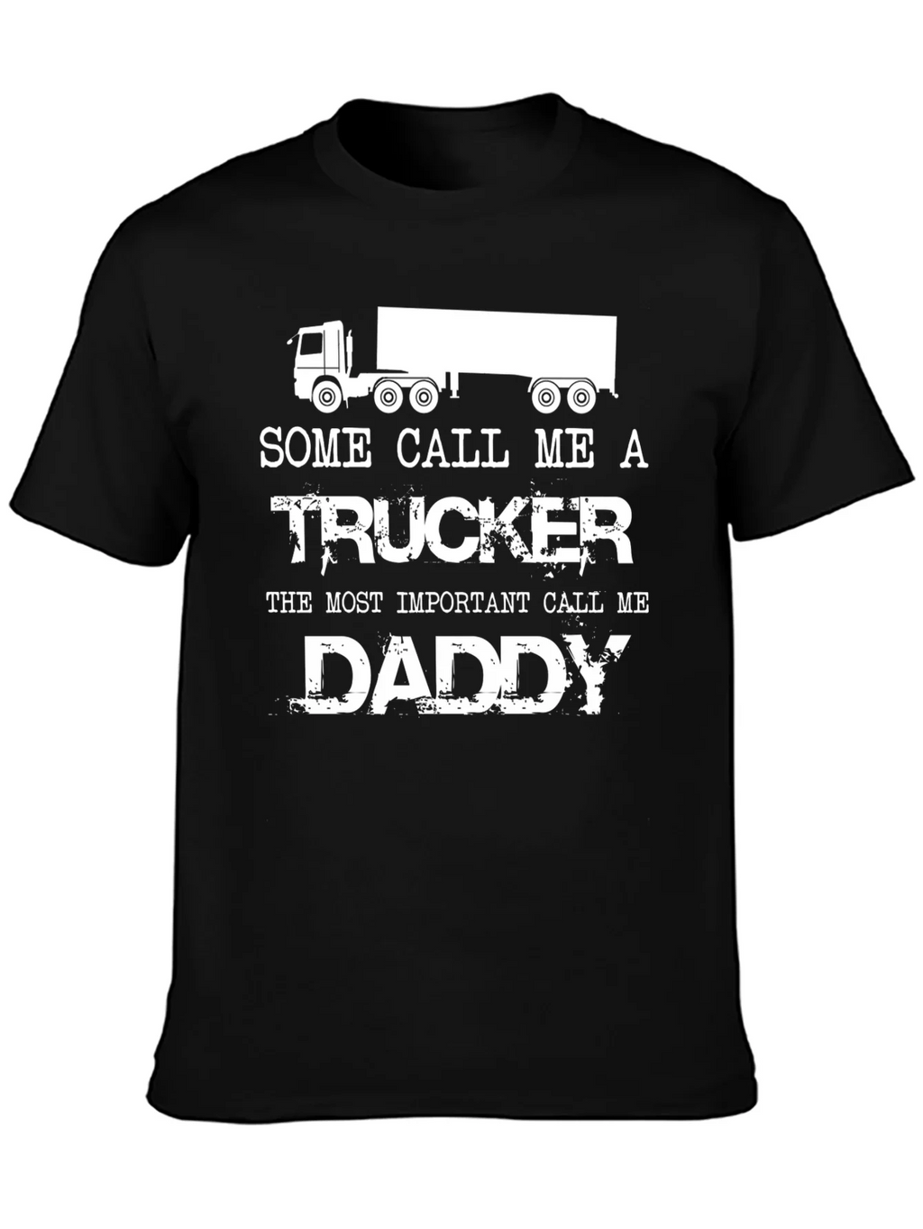 Trucker Daddy Graphic Tee - Black Crewneck product image 3