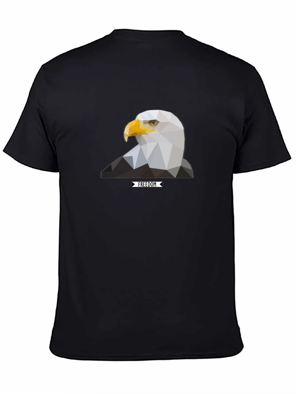 Geometric Eagle Graphic Tee - Freedom Design product image 3