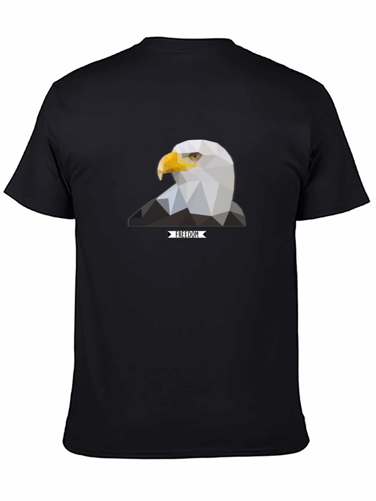 Geometric Eagle Graphic Tee - Freedom Design product image 3