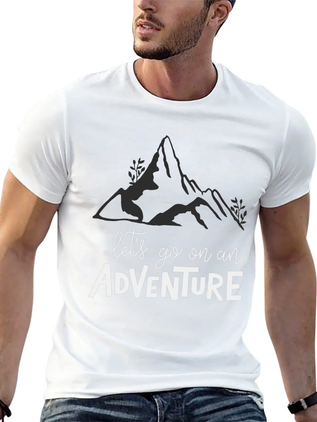 Adventure Awaits: Black Graphic Tee product image 12