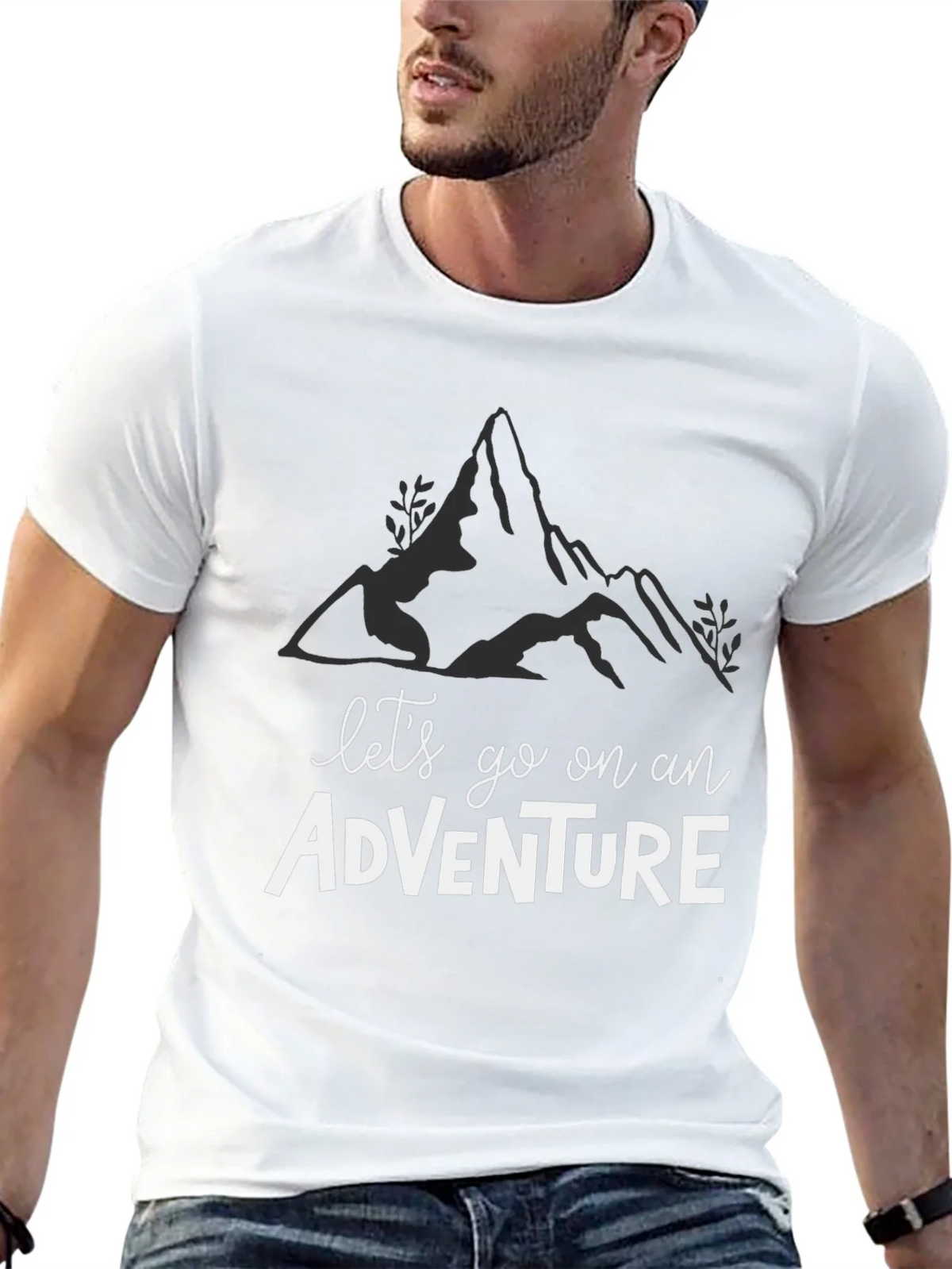 Adventure Awaits: Black Graphic Tee product image 12