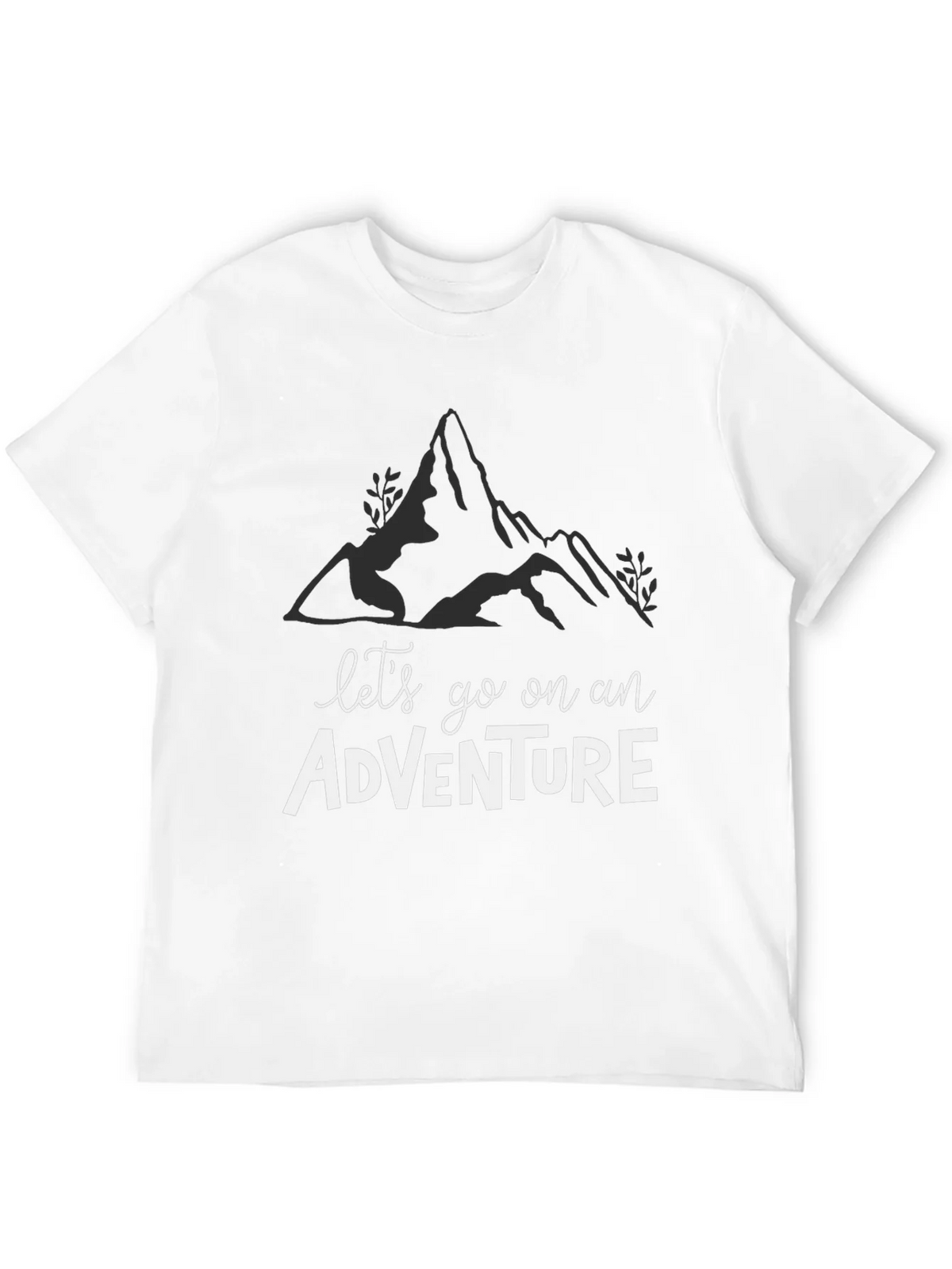 Adventure Awaits: Black Graphic Tee product image 11