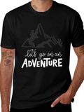 Adventure Awaits: Black Graphic Tee product image 1