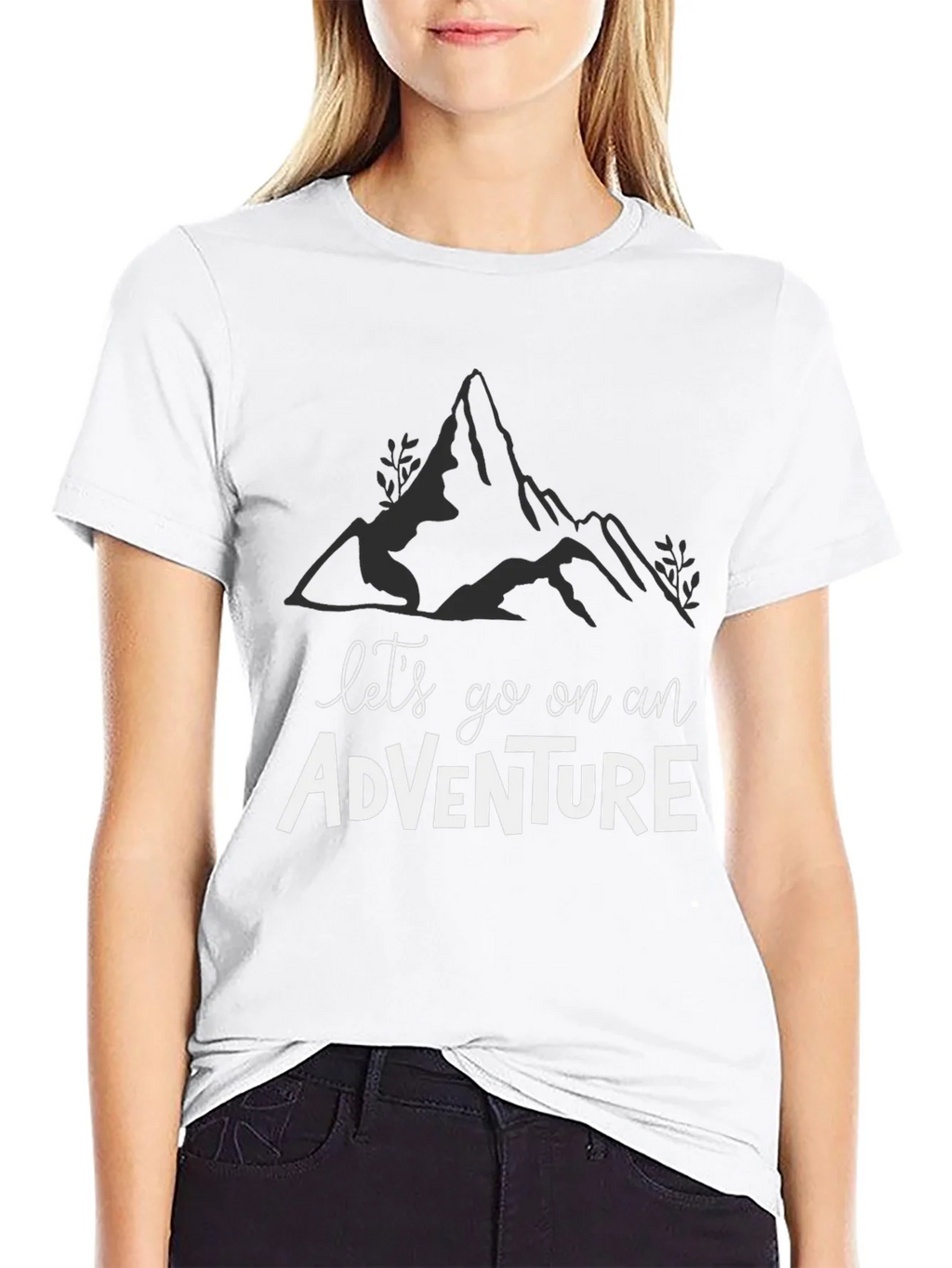 Adventure Awaits: Black Graphic Tee product image 8