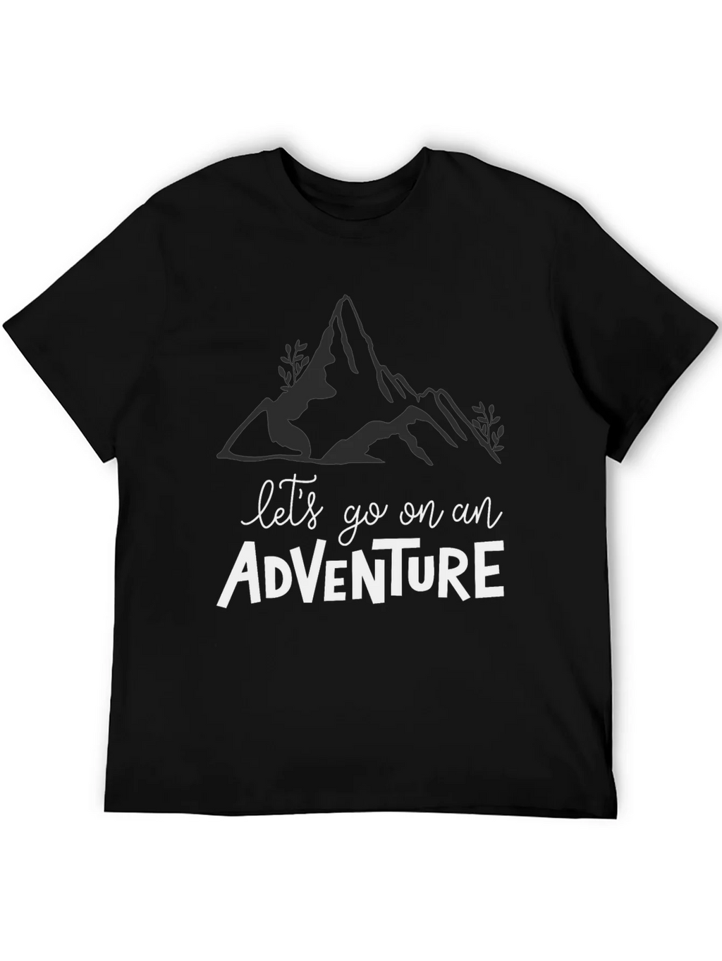 Adventure Awaits: Black Graphic Tee product image 5