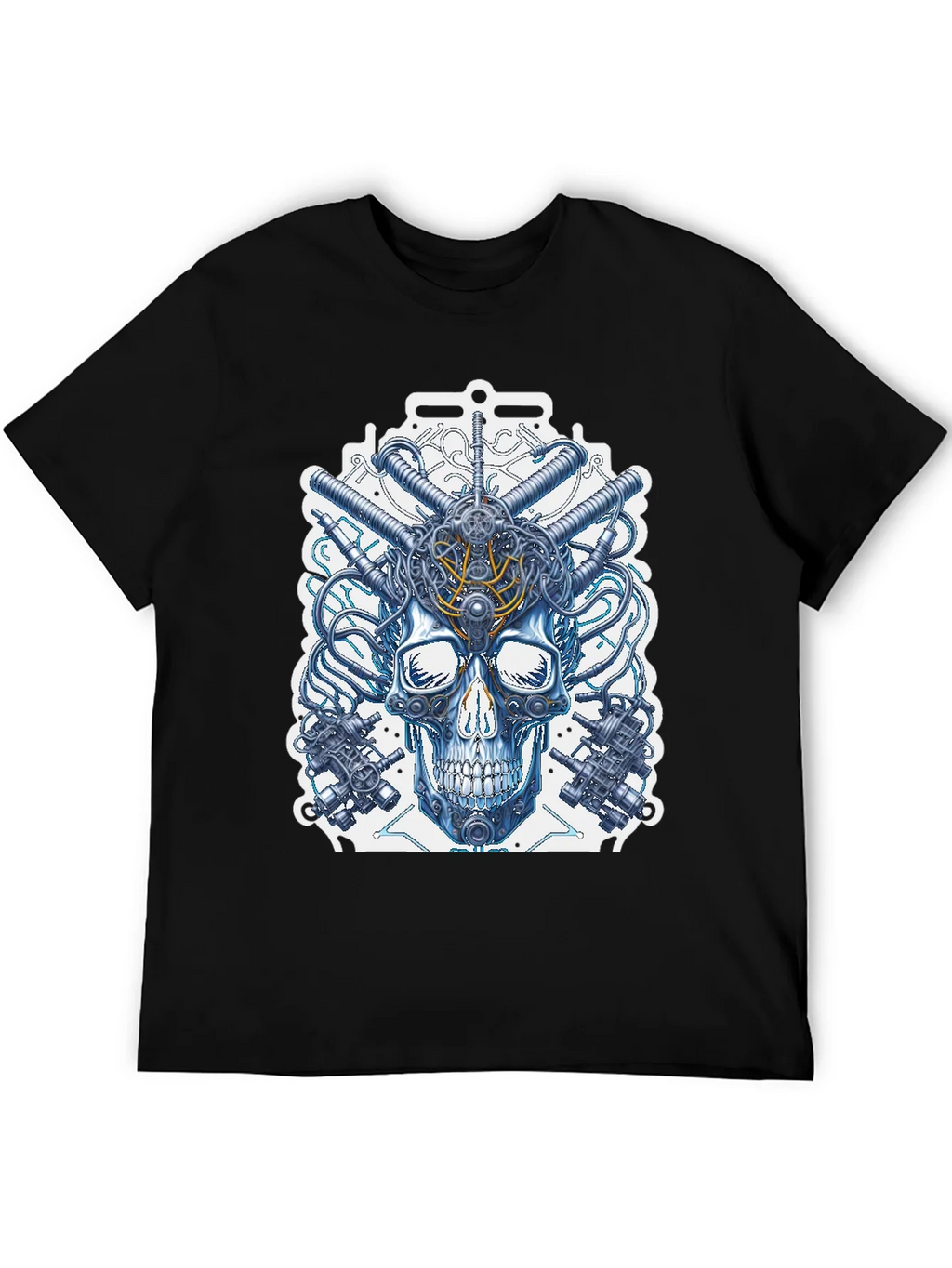 Steampunk Skull T-Shirt - Mechanical Design product image 5