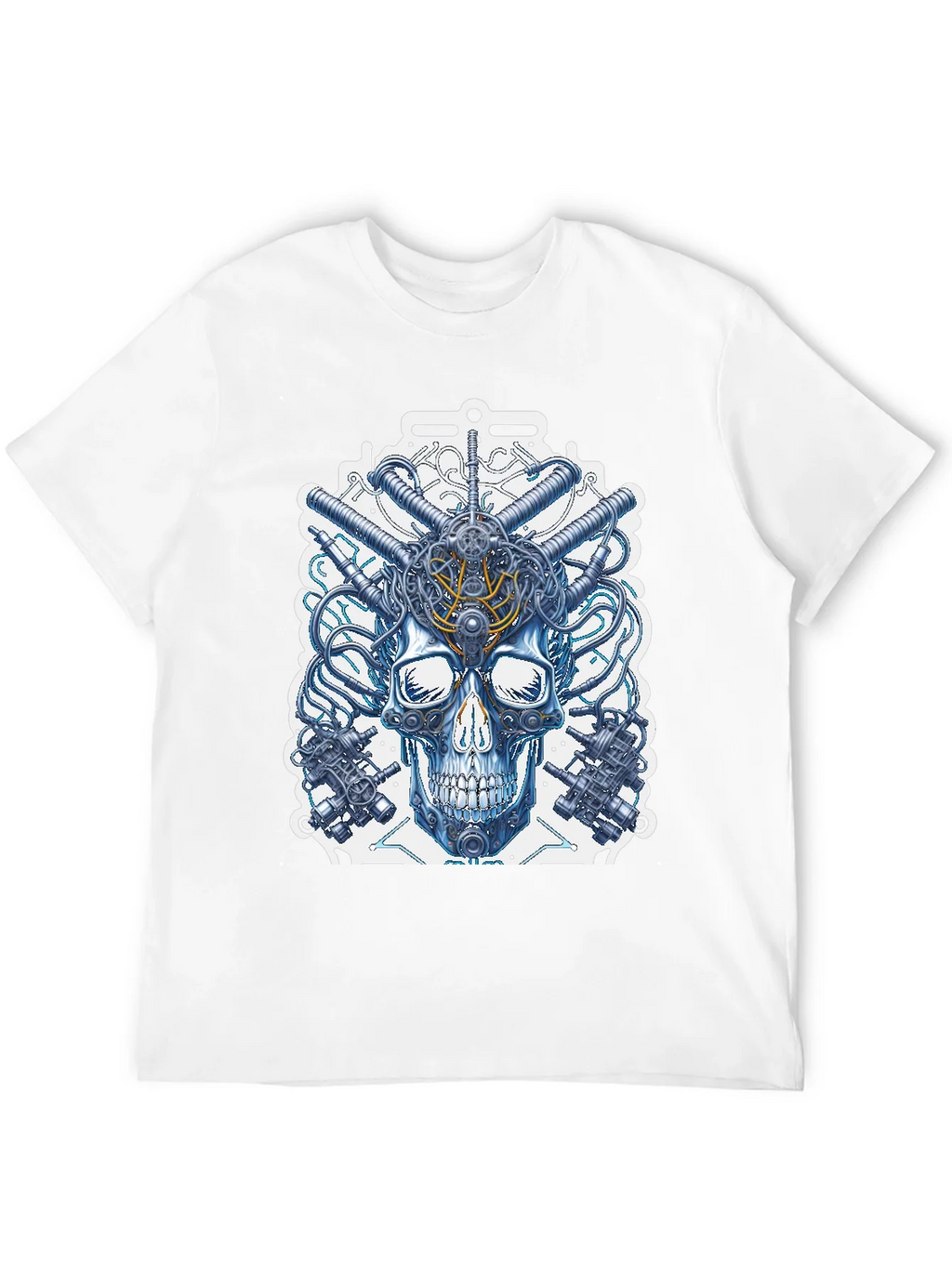 Steampunk Skull T-Shirt - Mechanical Design product image 11