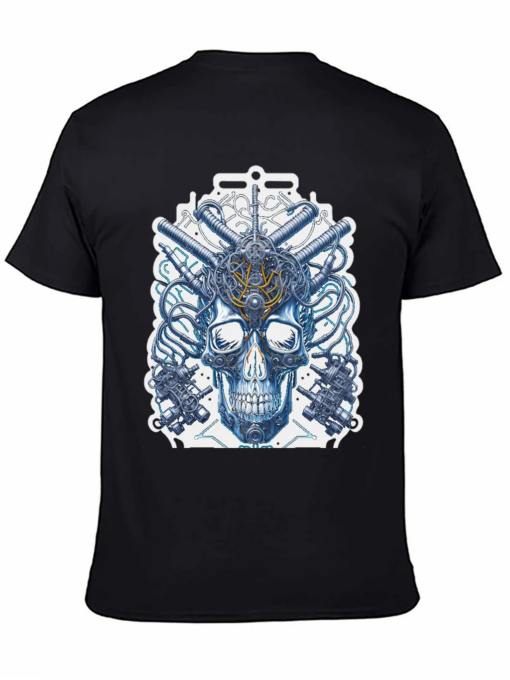 Steampunk Skull T-Shirt - Mechanical Design product image 4