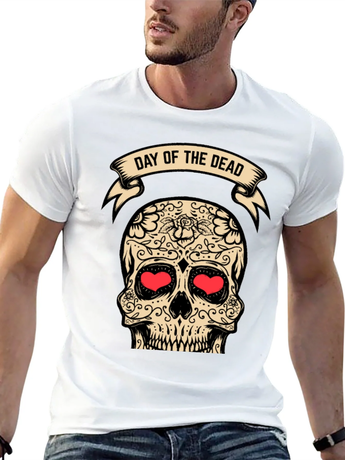 Day of the Dead Sugar Skull T-Shirt product image 12