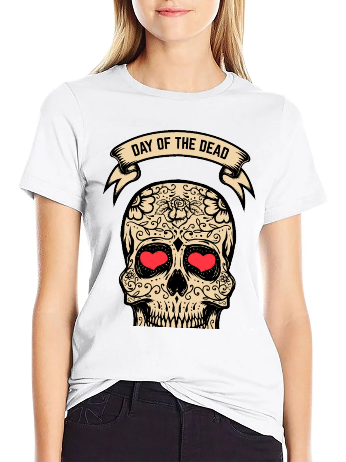 Day of the Dead Sugar Skull T-Shirt product image 8
