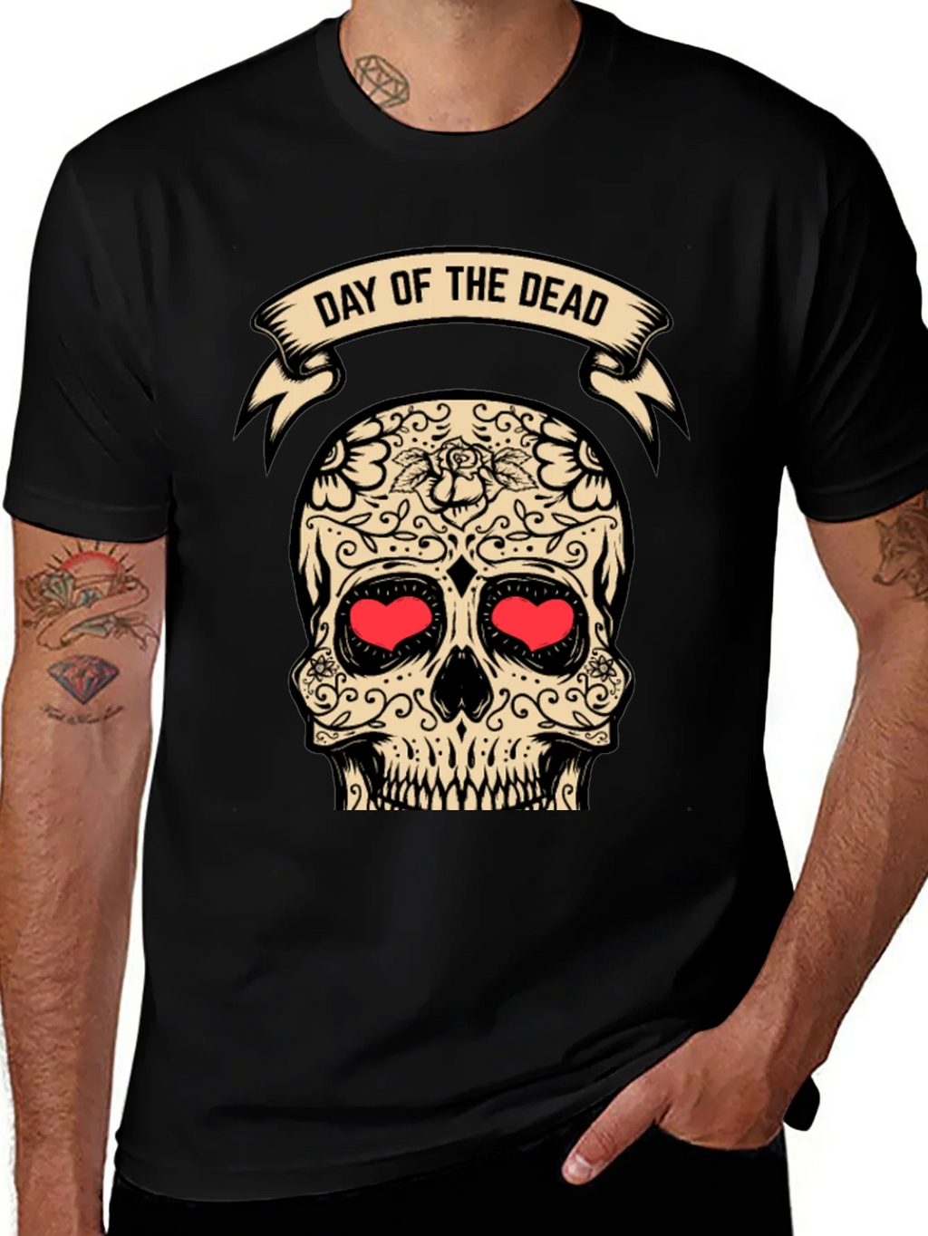 Day of the Dead Sugar Skull T-Shirt product image 1