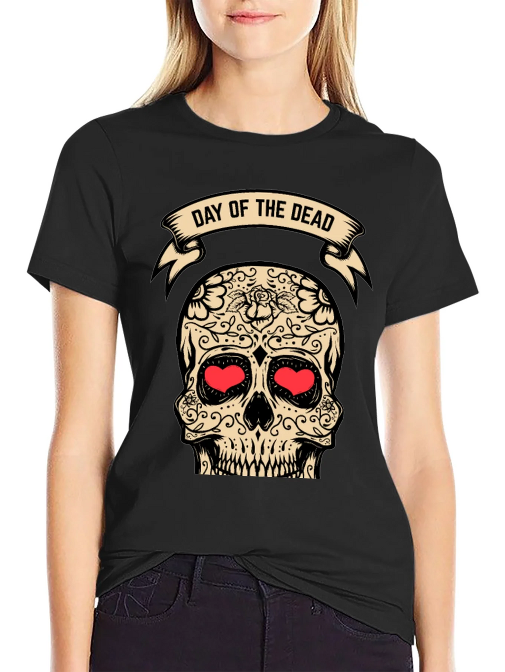 Day of the Dead Sugar Skull T-Shirt product image 2