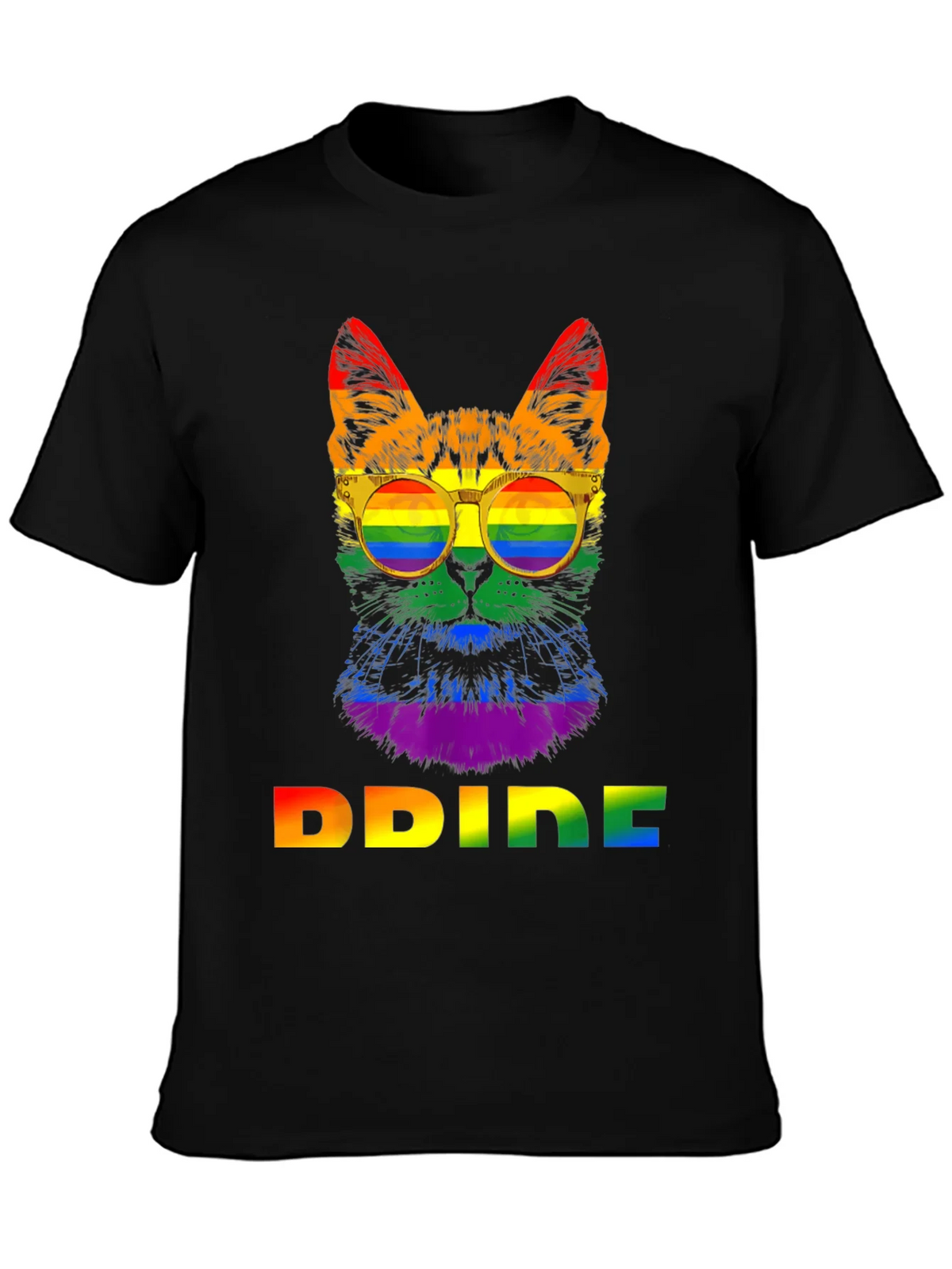 Pride Cat T-Shirt - Rainbow LGBT Graphic Tee product image 3