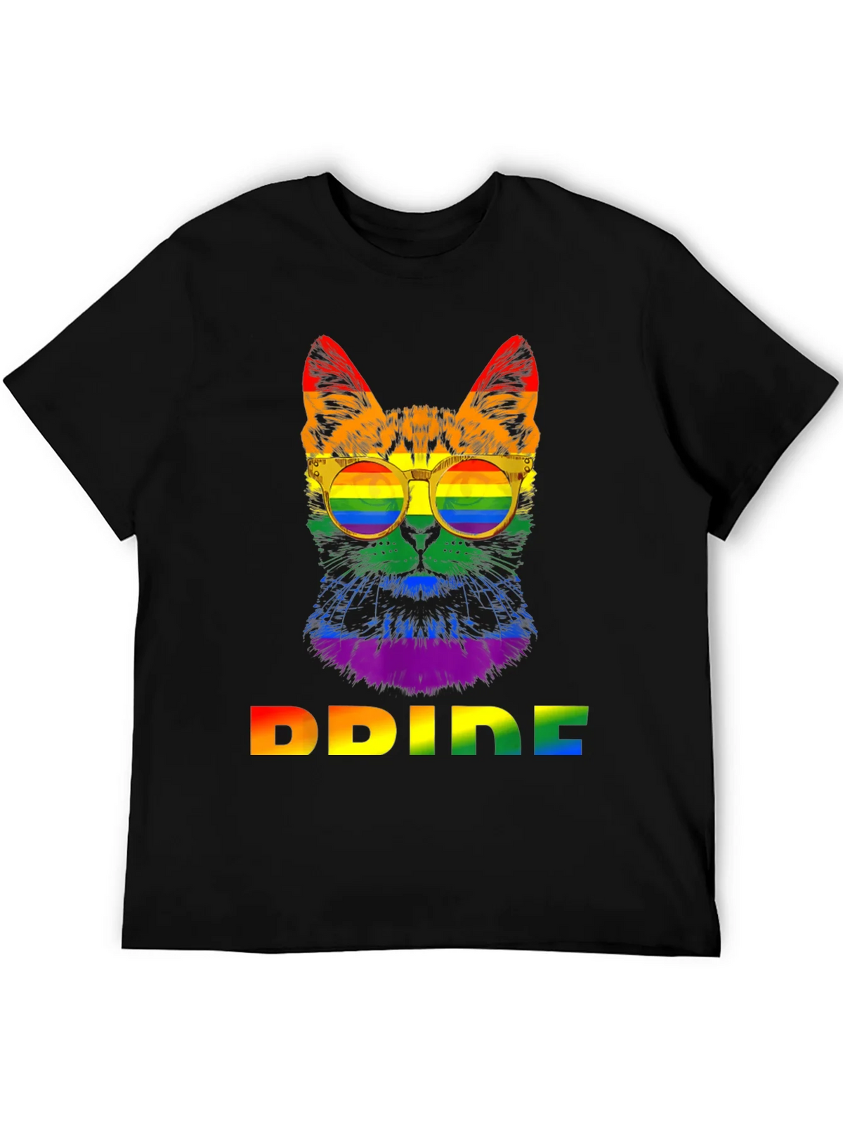 Pride Cat T-Shirt - Rainbow LGBT Graphic Tee product image 4