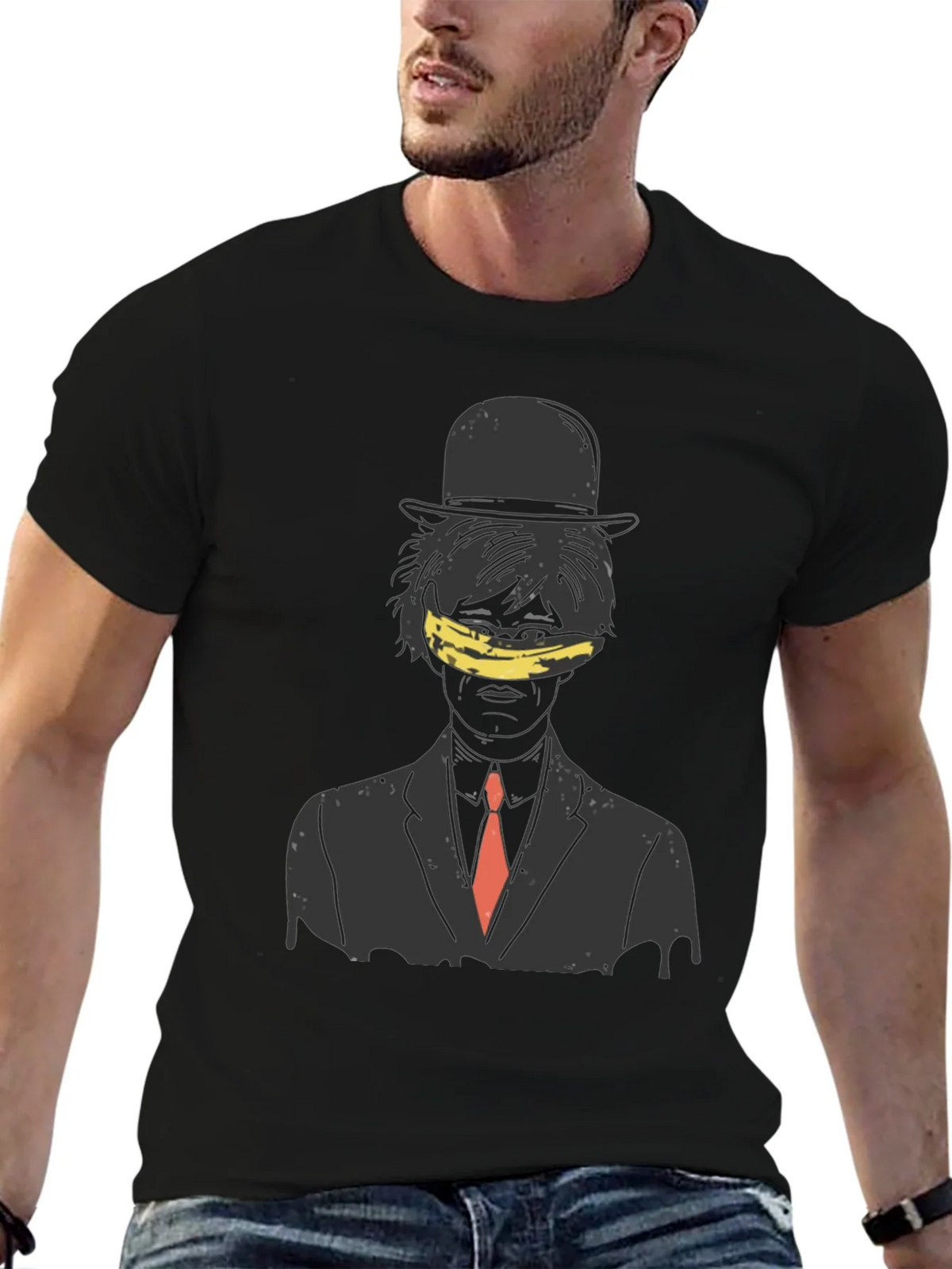Surrealist Suit T-Shirt - Stylish Graphic Tee
