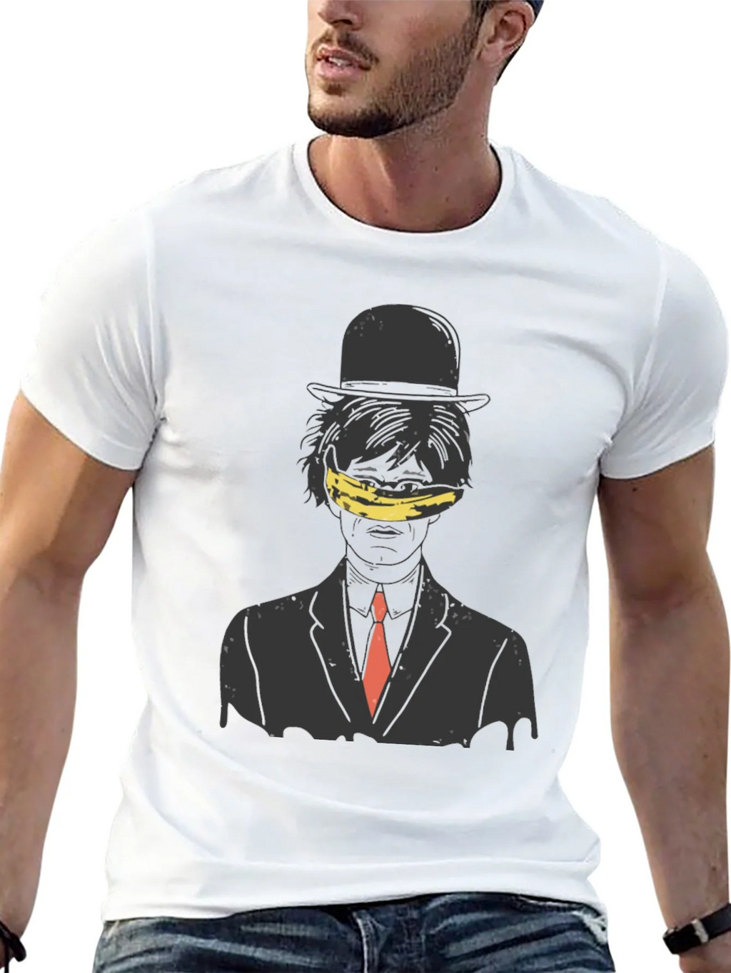 Surrealist Suit T-Shirt - Stylish Graphic Tee