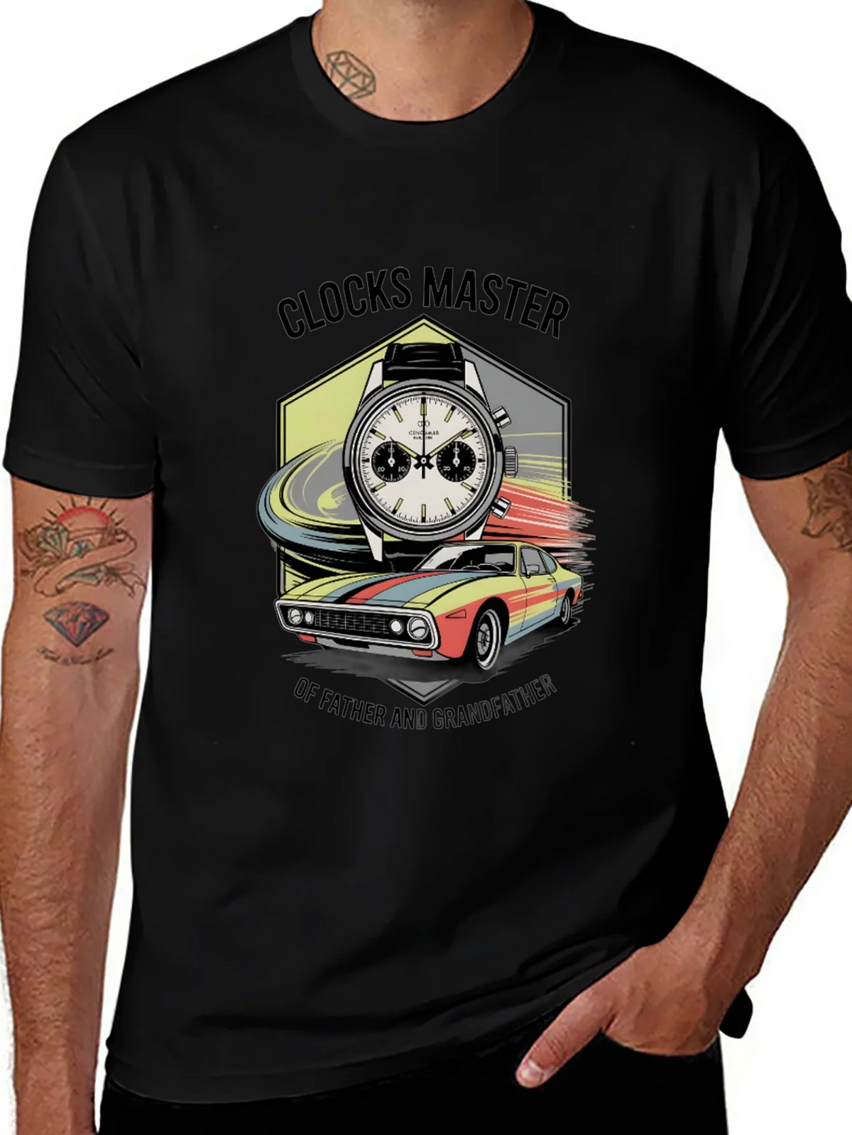 Clocks Master Mens T-Shirt product image 1