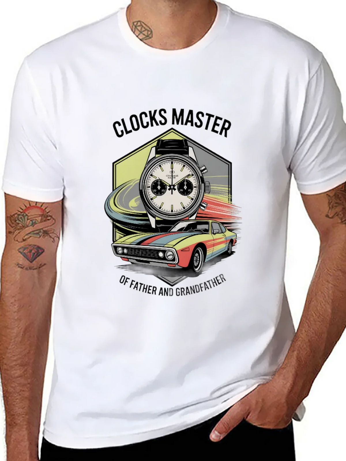 Clocks Master Mens T-Shirt product image 7
