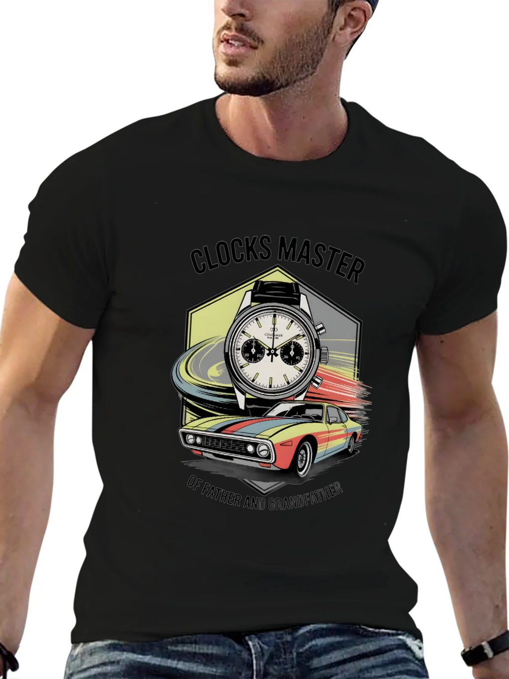 Clocks Master Mens T-Shirt product image 6