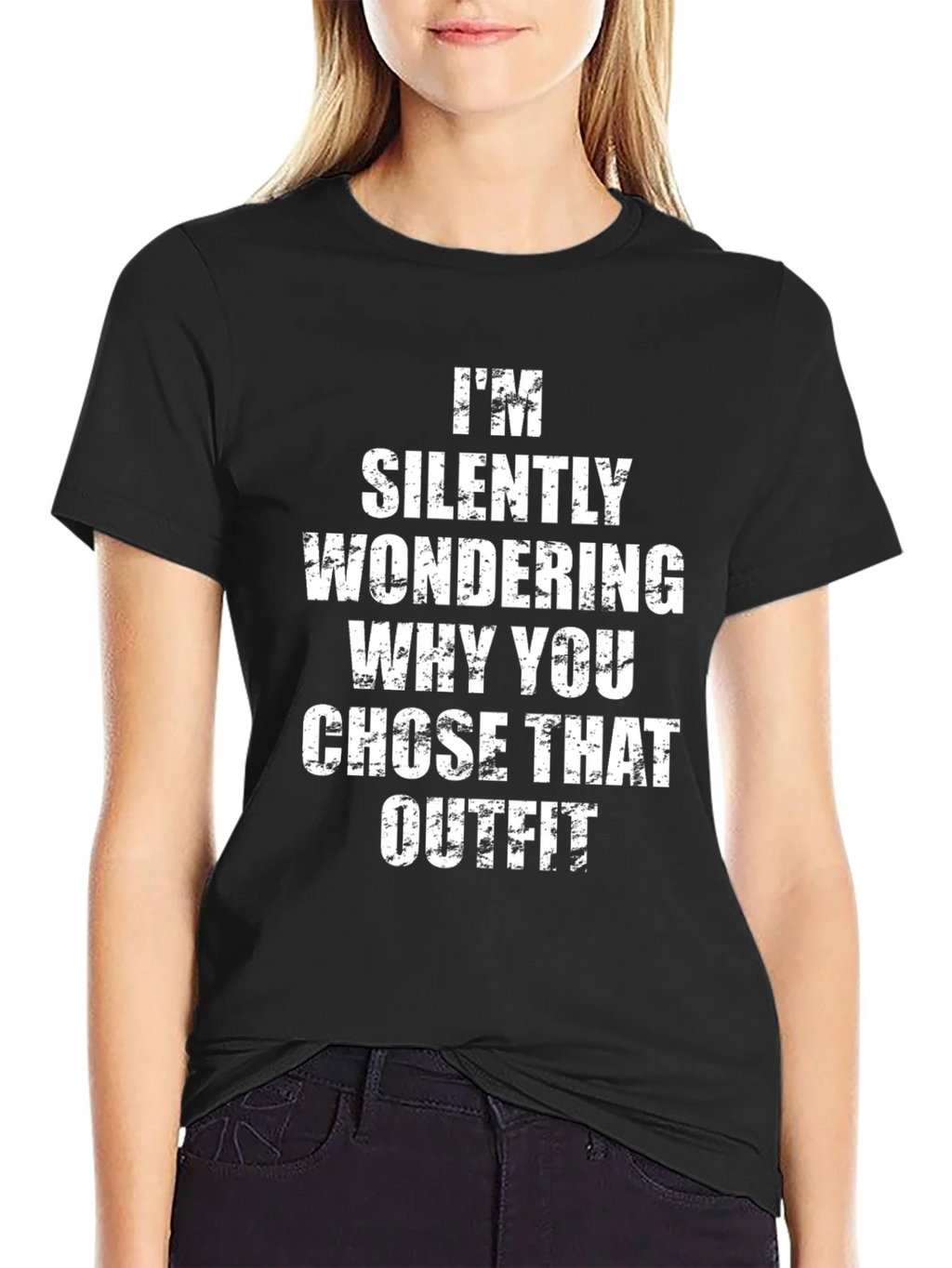 Humorous Im Silently Wondering Graphic Tee product image 2