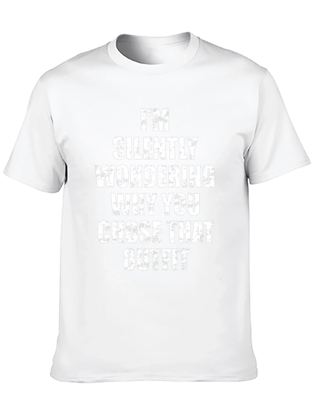 Humorous Im Silently Wondering Graphic Tee product image 9