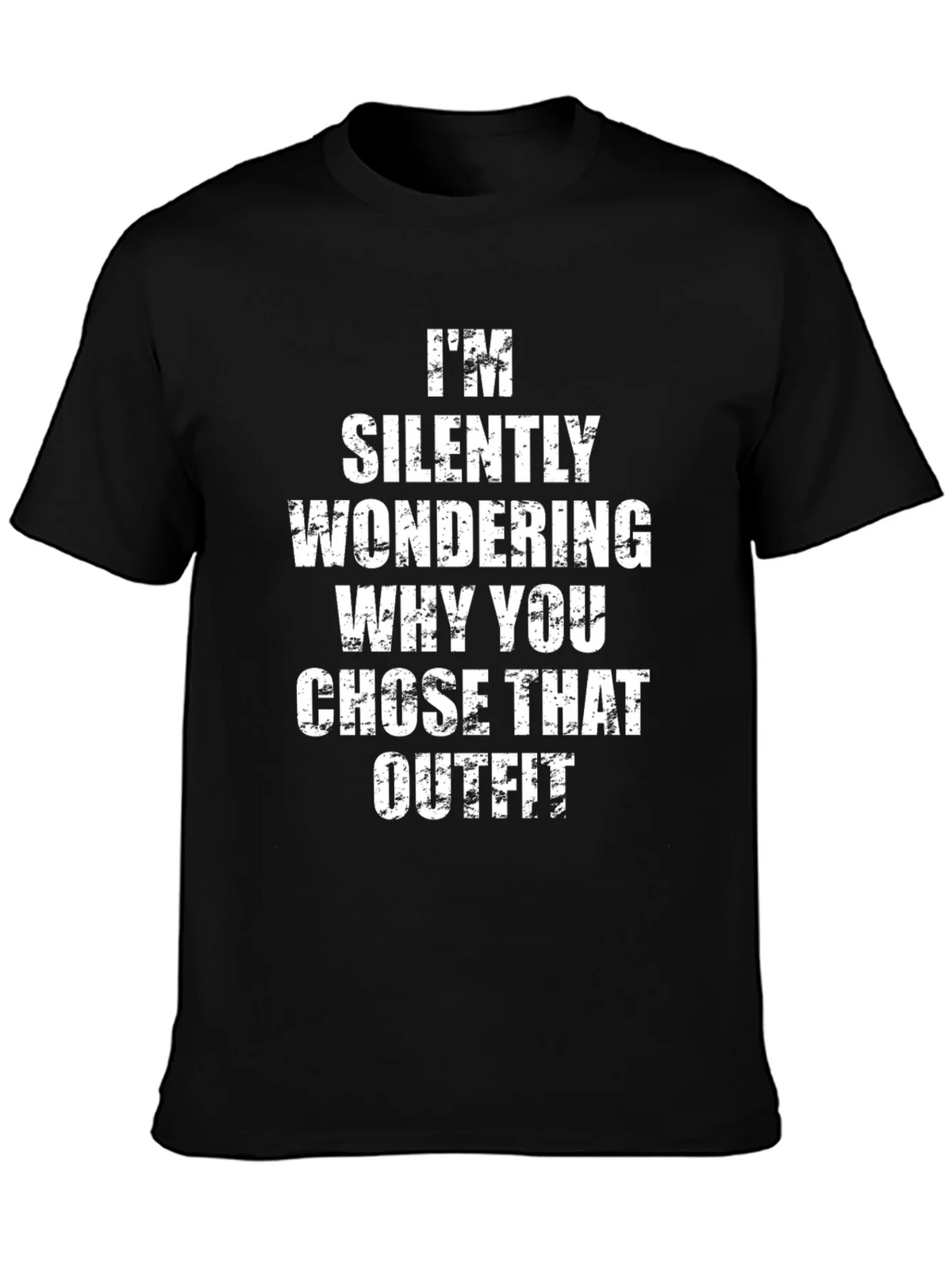 Humorous Im Silently Wondering Graphic Tee product image 3