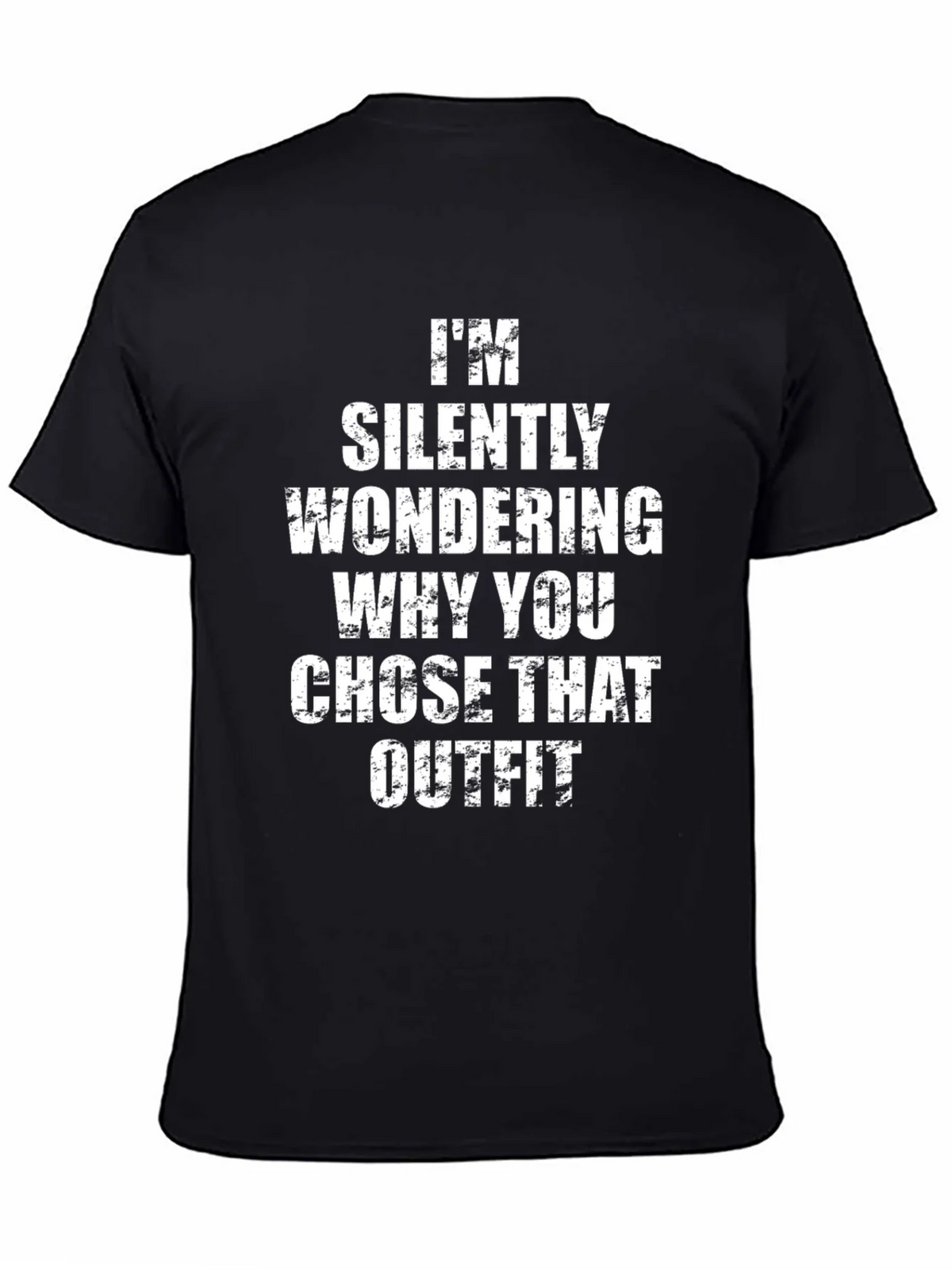 Humorous Im Silently Wondering Graphic Tee product image 4