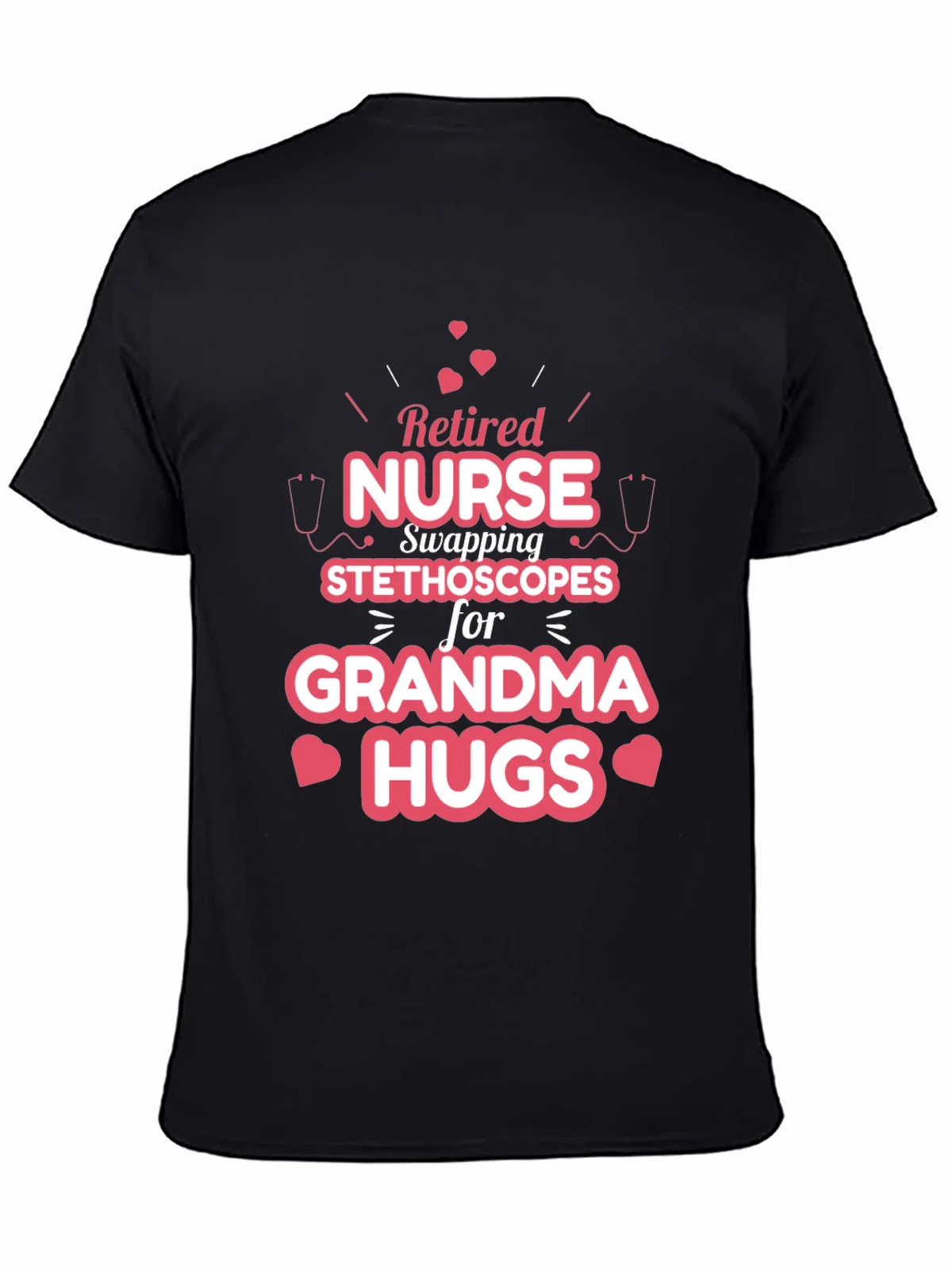 Retired Nurse Grandma Hugs T-Shirt product image 3