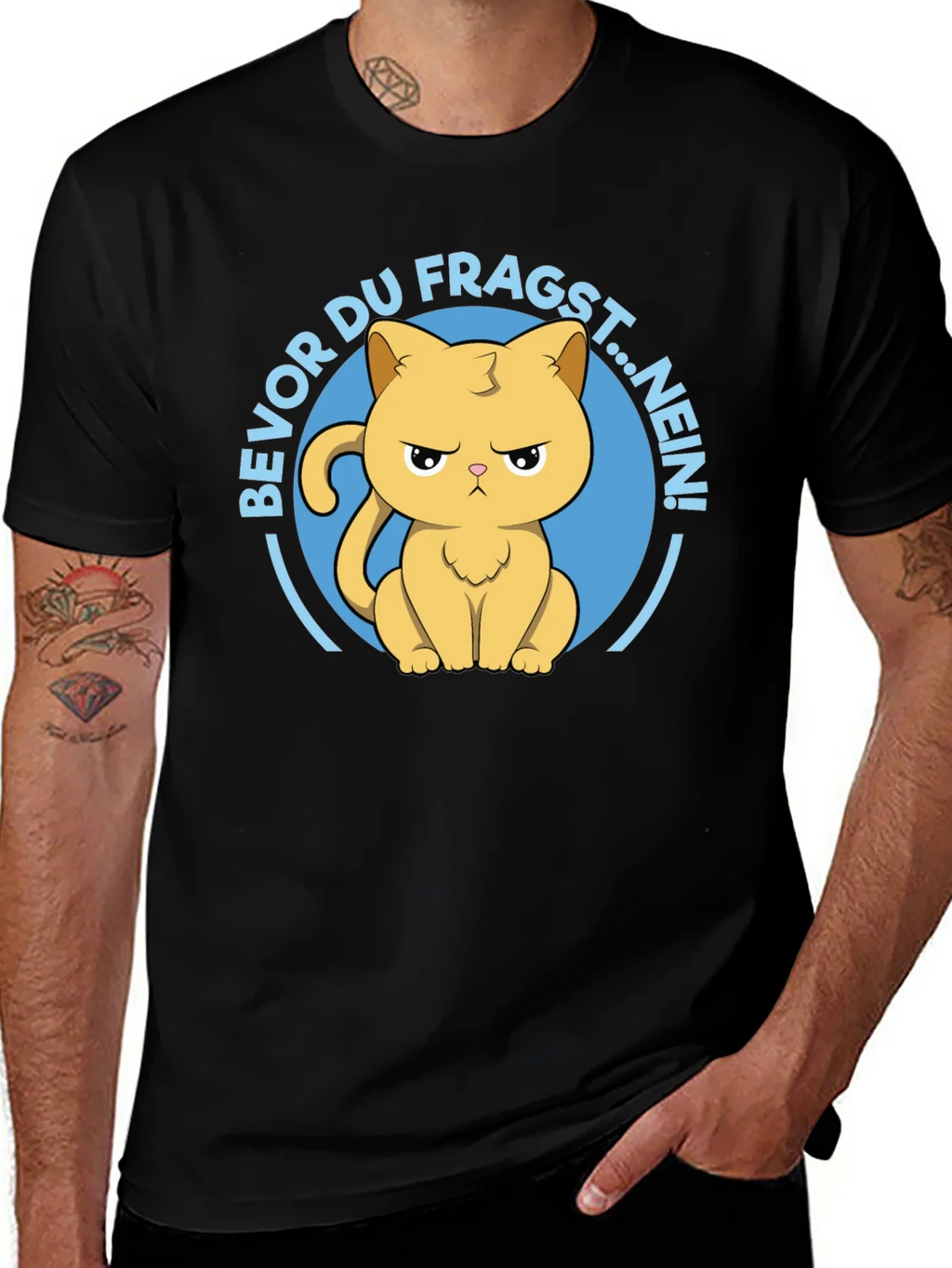 Grumpy Cat T-Shirt - Bevor du fragst...NEIN! product image 1