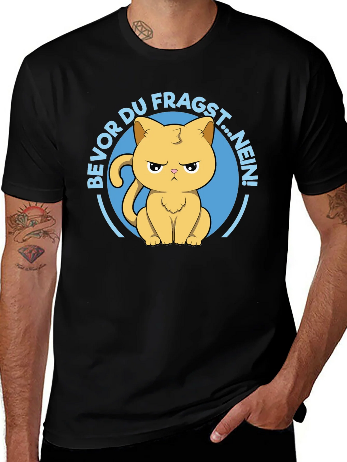 Grumpy Cat T-Shirt - Bevor du fragst...NEIN! product image 1
