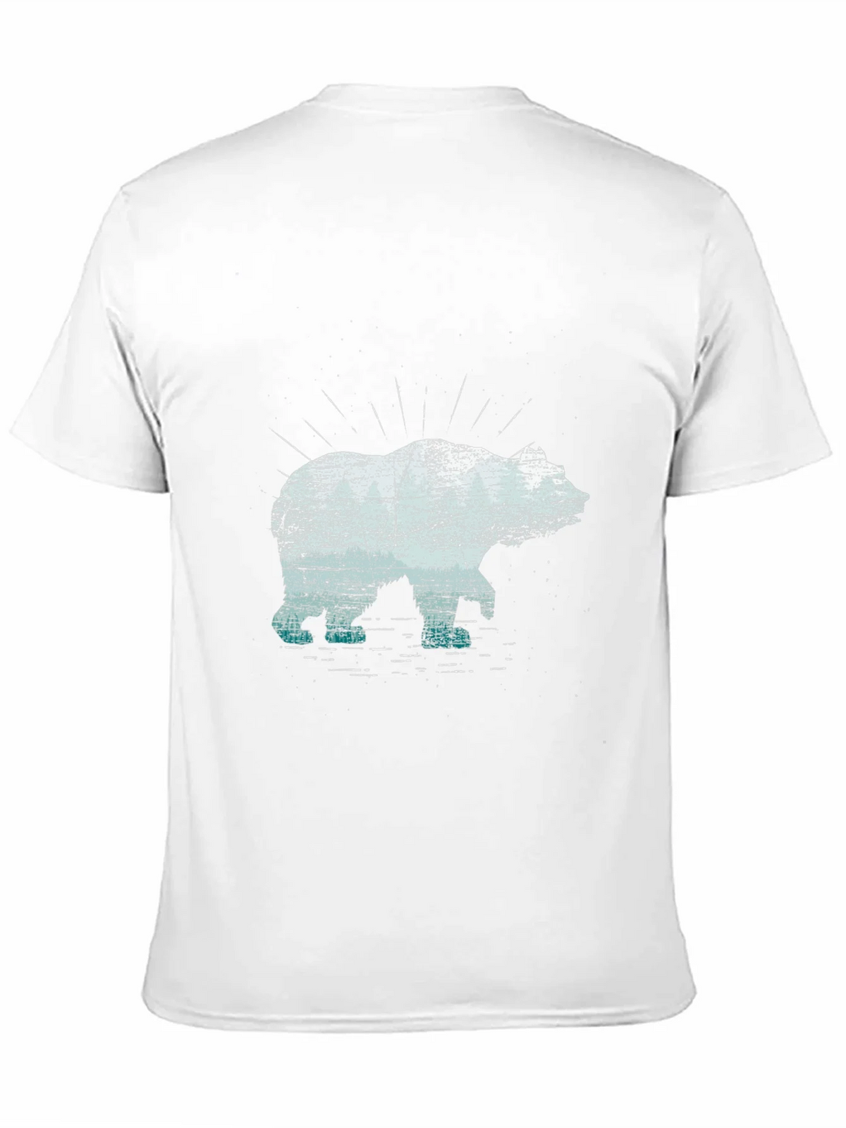 Bear Graphic Tee - Black Cotton Blend product image 9