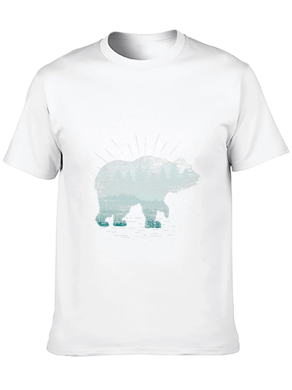 Bear Graphic Tee - Black Cotton Blend product image 8