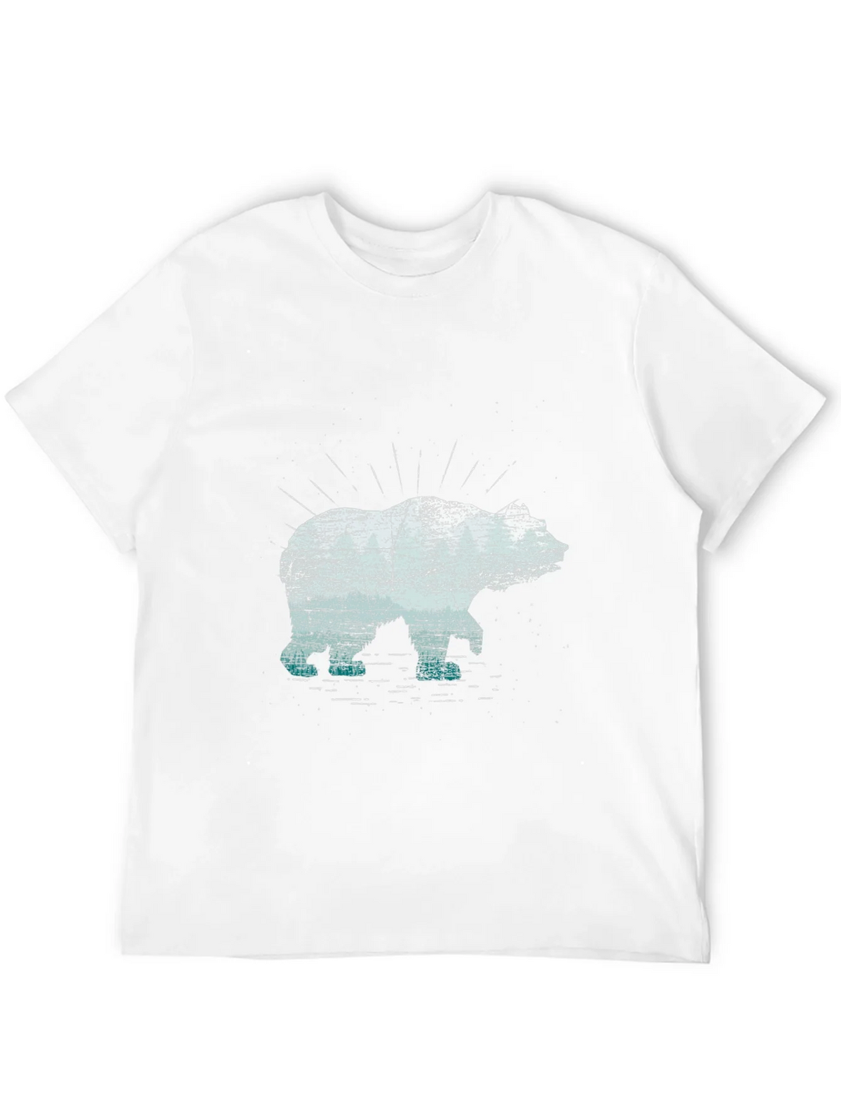 Bear Graphic Tee - Black Cotton Blend product image 10
