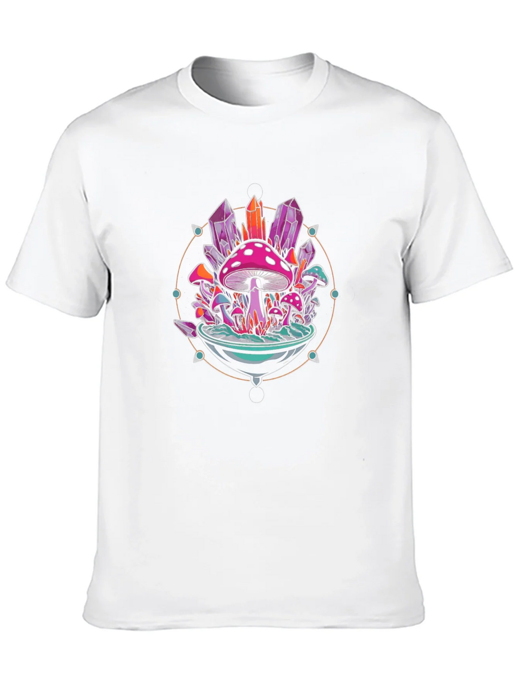 Mystical Mushroom Crystal Graphic Tee product image 9