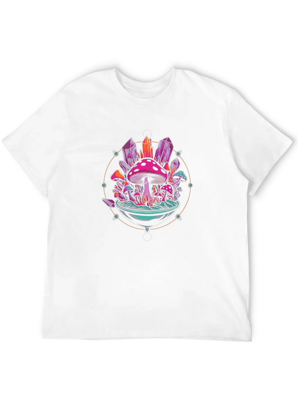 Mystical Mushroom Crystal Graphic Tee product image 11