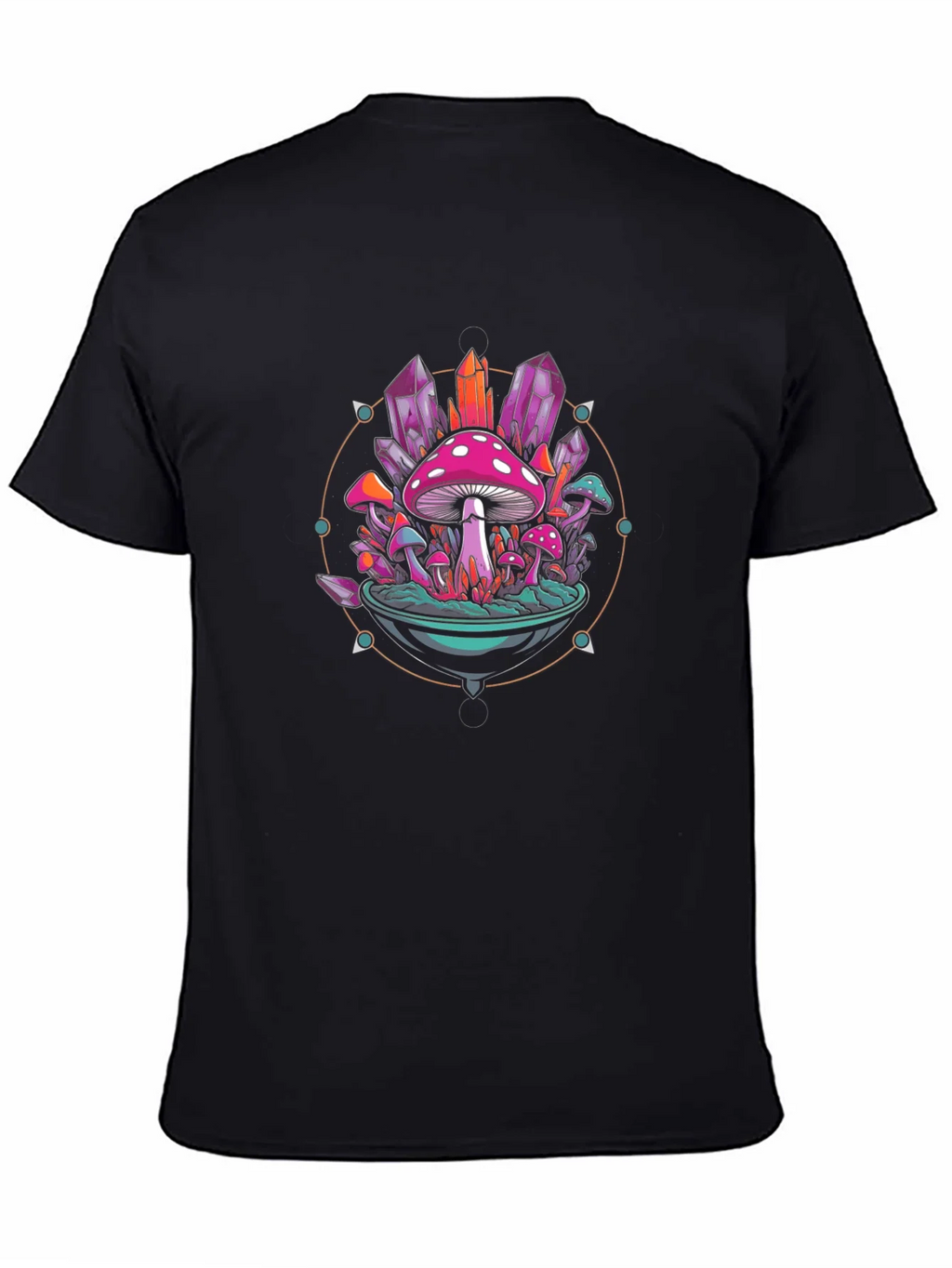 Mystical Mushroom Crystal Graphic Tee product image 4