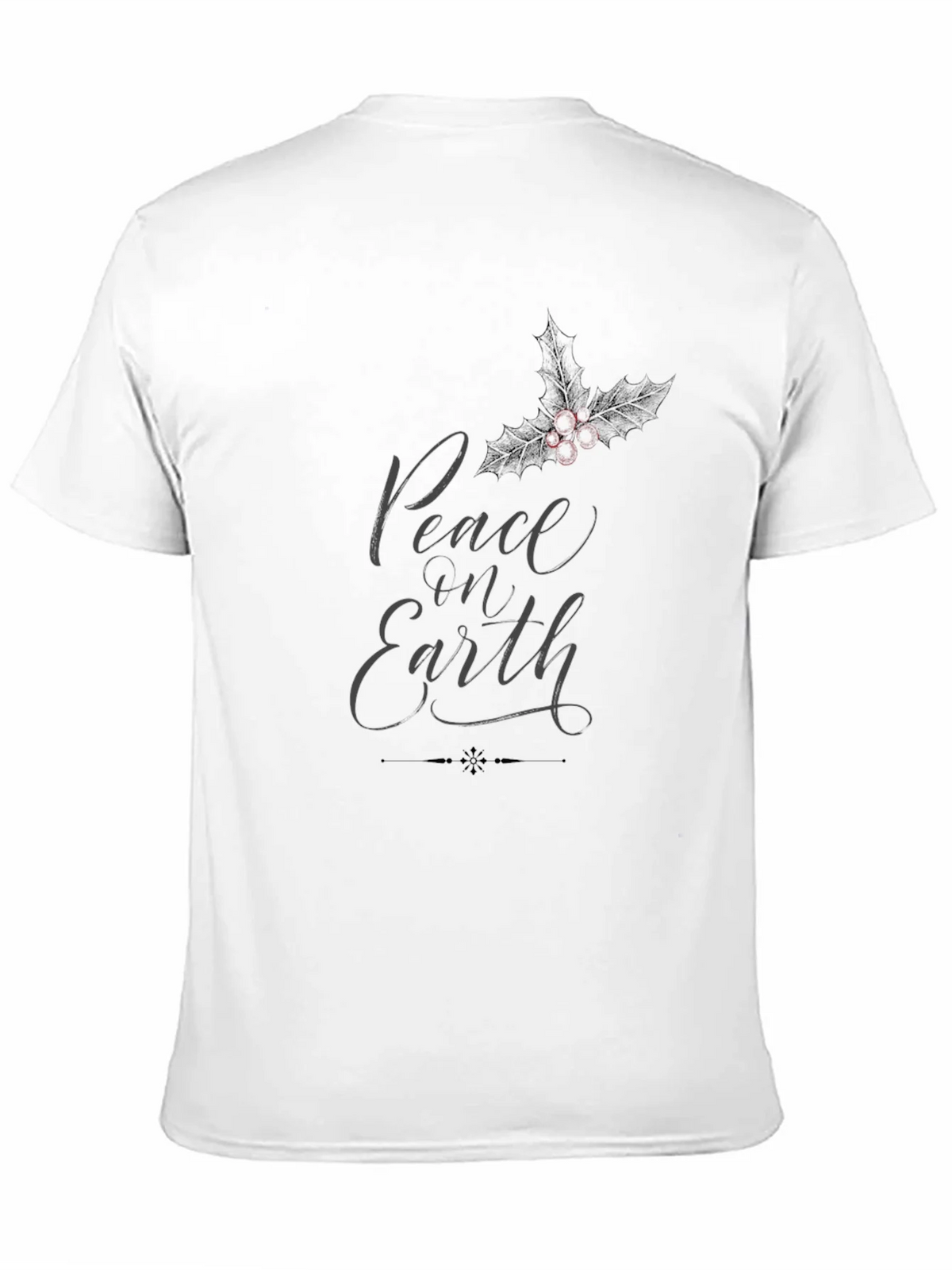 Peace on Earth Graphic T-Shirt - Black product image 10