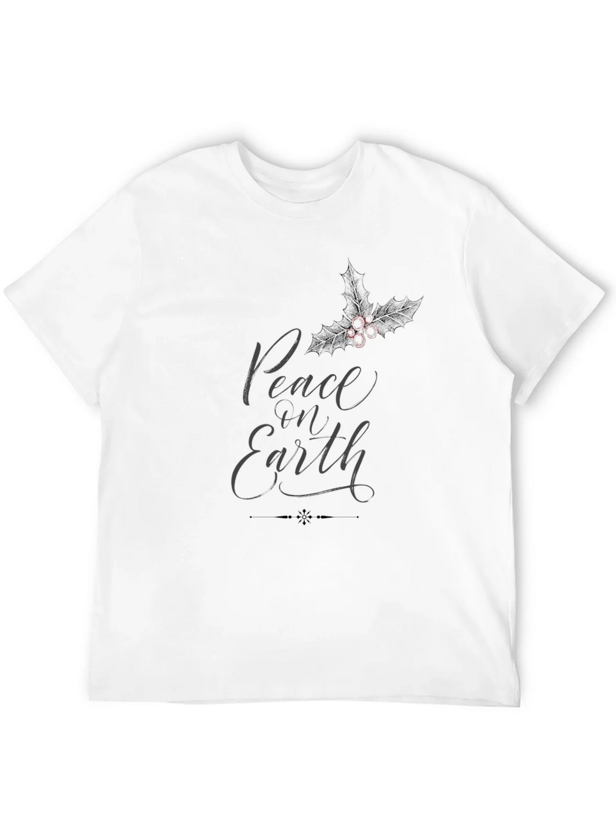 Peace on Earth Graphic T-Shirt - Black product image 11